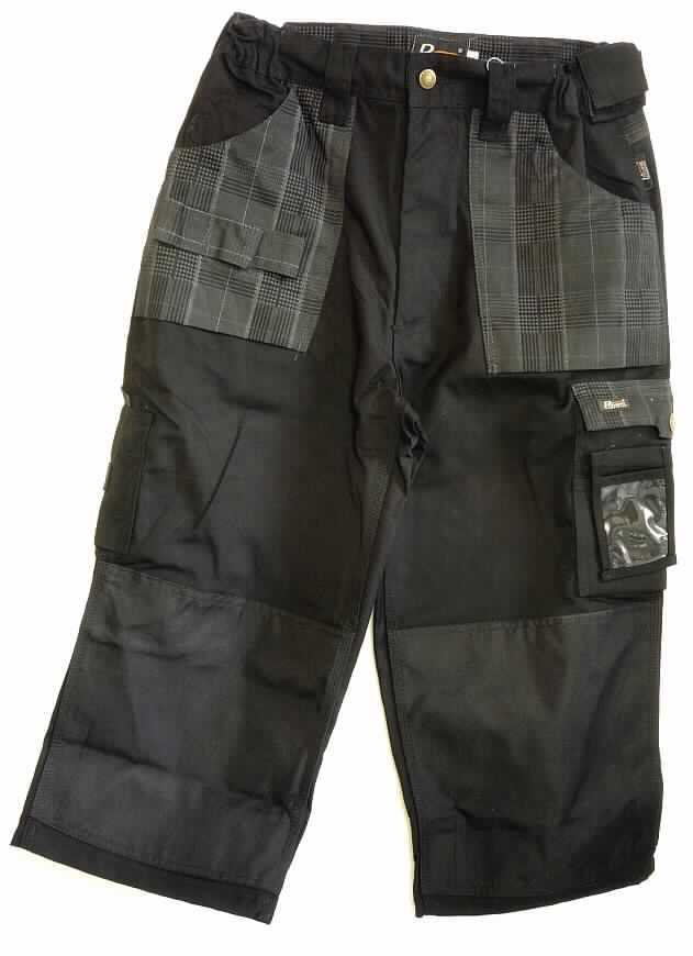 Lange Hose, sog. Prevent-Trendline Arbeitshose 3/4, Artikel PTDV, Größe 44-64, Foto siehe Anlage,
- veranschaulicht durch ein Warenmuster in Größe 48,
- aus verschiedenen etwa 0,6 mm dicken, einfarbigen (schwarzen) bzw. kariert bedruckten Geweben 
  aus laut Antrag 65% Polyester (synthetische Chemiefasern) und 35% Baumwolle,
- in der Taille abschließend; mit einem angesetzten, elastischen Bund mit Gürtelschlaufen,
- vorn mit einer Öffnung mit Reißverschluss und Patte von links über rechts (Männerkleidung); am 
  Taillenbund mit einem Knopfverschluss,
- mit aufgesetzten, nicht gefütterten Taschen,
-- vorn mit zwei Eingrifftaschen,
-- mit zwei Gesäßtaschen,
-- links mit einer Seitentasche mit Einschubfach aus Klarsichthülle (Kunststoff),
-- rechts mit einer Zollstocktasche,
- mit 3/4-langen Hosenbeinen, die die Knie bedecken (Seitenlänge: etwa 82 cm),;
- auf den Knien mit etwa 27 cm (Länge) x 27 cm (Breite) aufgenähten Zuschnitten aus laut Antrag 
  100% Polyamid (sog. Cordura; synthetische Chemiefasern),
- aufgrund der Ausstattung erkennbar dazu bestimmt, zum Schutz der Person bei der Ausübung einer
  beruflichen Tätigkeit getragen zu werden.

"Lange Hose, aus Geweben, für Männer, aus synthetischen Chemiefasern, Arbeits- und Berufskleidung"