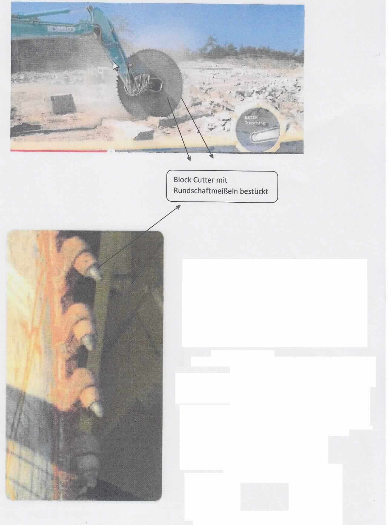 Rundschaftmeißel

- zylindrisches, mehrfach abgestuftes Drehteil aus mikrolegiertem Vergütungsstahl

- mit einer aufgelöteten, kegelförmigen Spitze aus Cermets (= arbeitender Teil) auf
  der Grundlage von Wolframcarbid mit Cobalt als Bindemittel

- zur Montage auf den Trennschweiben eines sog. Block Cutters (Sägemaschine zum 
  Schneiden von Steinen der Position 8464)

(Antragstellerangaben)

Abbildung siehe Anlage.

Derartige Erzeugnisse gehören als "andere auswechselbare Werkzeuge zur Verwendung 
in Werkzeugmaschinen, mit arbeitendem Teil aus Cermets, nicht für die Metallbearbeitung"
zur Codenummer 8207 9078 00 0 des Zolltarifs.