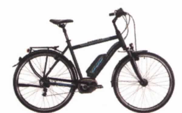Fahrrad mit Hilfsmotor, sog. teilmontiertes E-Bike, Fotos siehe Anlage,
- unvollständiges, zusammengesetzte Pedal Electric Cycle (Pedelec), im Wesentlichen bestehend aus:
- - einem aus mehreren rohrartigen Elementen zusammengeschweißten Rahmen aus (lt. Antrag)
    Aluminium, der im unteren Bereich mit einer Aufnahmevorrichtung für einen elektrisch 
    angetriebenen Mittelmotor besonders gestaltet ist,
- - einer gefederten Teleskop-Vordergabel,
- - einer Lenkvorrichtung mit Griffen,
- - einem vollständigen Bremssystem (Felgenbremsen vorne und hinten),
- - einem Sattel mit Sattelstütze,
- - zwei 28" Laufrädern mit Bereifung,
- - einem zur Aufnahme des Akkumulators (lt. Antrag: Lithium-Ionen Akkumulator: 36 V, 11 Ah,
    400 Wh) besonders gestaltetem Gepäckträgergestell,
- - einer achtgängigen Nabenschaltung,
- - einer Beleuchtungsanlage,
- - zwei Schutzblechen und
- - einem Seitenständer,
- unvollständig, da Mittelmotor, Kette, Bedieneinheit und Akkumulator noch fehlen, weist jedoch 
  im vorliegenden Zustand bereits die Beschaffenheitsmerkmale der vollständigen Ware auf,
- stellt sich nicht als Ware der Unterposition 8711 9090 dar, weil (lt. ergänzenden Antragsangaben) 
  ausschließlich Elektrohilfsmotoren mit einer Nenndauerleistung von 250 Watt oder weniger
  verbaut werden.

"Fahrrad mit Hilfsmotor (Pedelec), nicht mit Hubkolbenverbrennungsmotor, mit einer Nenndauerleistung von 250 Watt oder weniger"