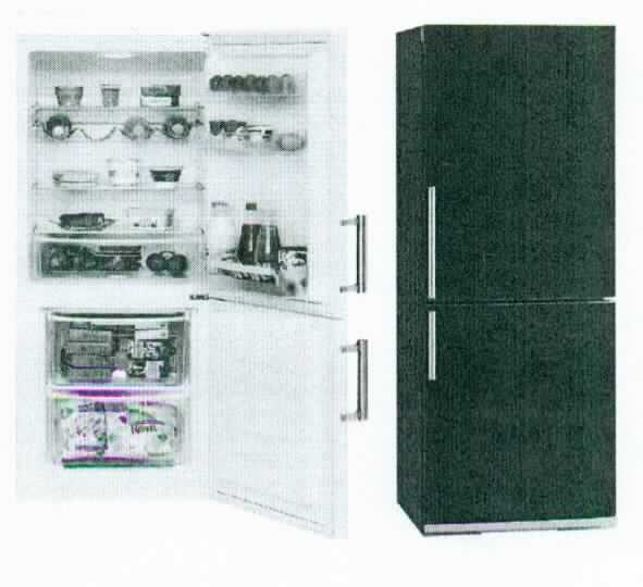 Kühl-/Gefrierkombination, Art. 718500, 718590, 718550,
- aus einer Kühleinheit mit Gemüseschale mit Glasabdeckung, zwei Glasablagen, drei Türablagen, zwei 
  Eierablagen, Flaschenablage, Flaschenhalterung, stufenloser Temperatureinstellung, Abtauautomatik und 
  einem Nutzinhalt von 164 l sowie einer Gefriereinheit mit zwei Gefrierschubladen, Eiswürfelschale, manueller 
  Abtauung und einem Nutzinhalt von 61 l, jeweils mit Außentür (Abbildung siehe Anlage),
- mit den Abmessungen von 154 x 59 x 55,2 cm und einem Nettogewicht von 51 kg
- zum Einfrieren, Kühlen und Kühlhalten von Lebensmitteln.

"Kombinierter Kühl- und Gefrierschrank mit gesonderten Außentüren, mit einem Inhalt von weniger als 340 l, nicht mit teilfluorierten Kohlenwasserstoffen (HFKW) vorbefüllt - Kühl-/Gefrierkombination"