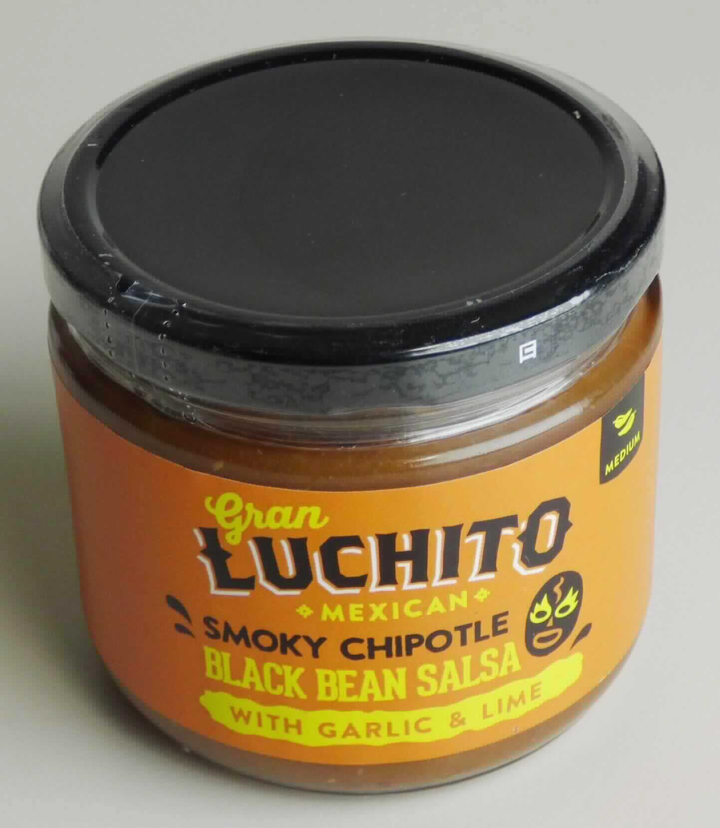 Zubereitete Würzsoße, Salsa Dip

Original-Konservenglas mit Schraubdeckel und umlaufendem, mehrfarbig bedrucktem Etikett sowie deutschsprachigem Aufkleber. Der Aufdruck enthält Angaben über den Vertreiber, die Produktbezeichnung, die Füllmenge (300 g), die Zutaten und die Nährwerte.
Inhalt: Rötlich hellbraune, mit Gemüsestückchen durchsetzte, sämige Flüssigkeit; Geschmack würzig, nach Tomate, Bohnen und Zwiebel, nicht scharf.

Zubereitete Würzsoße, Tomatensoße.