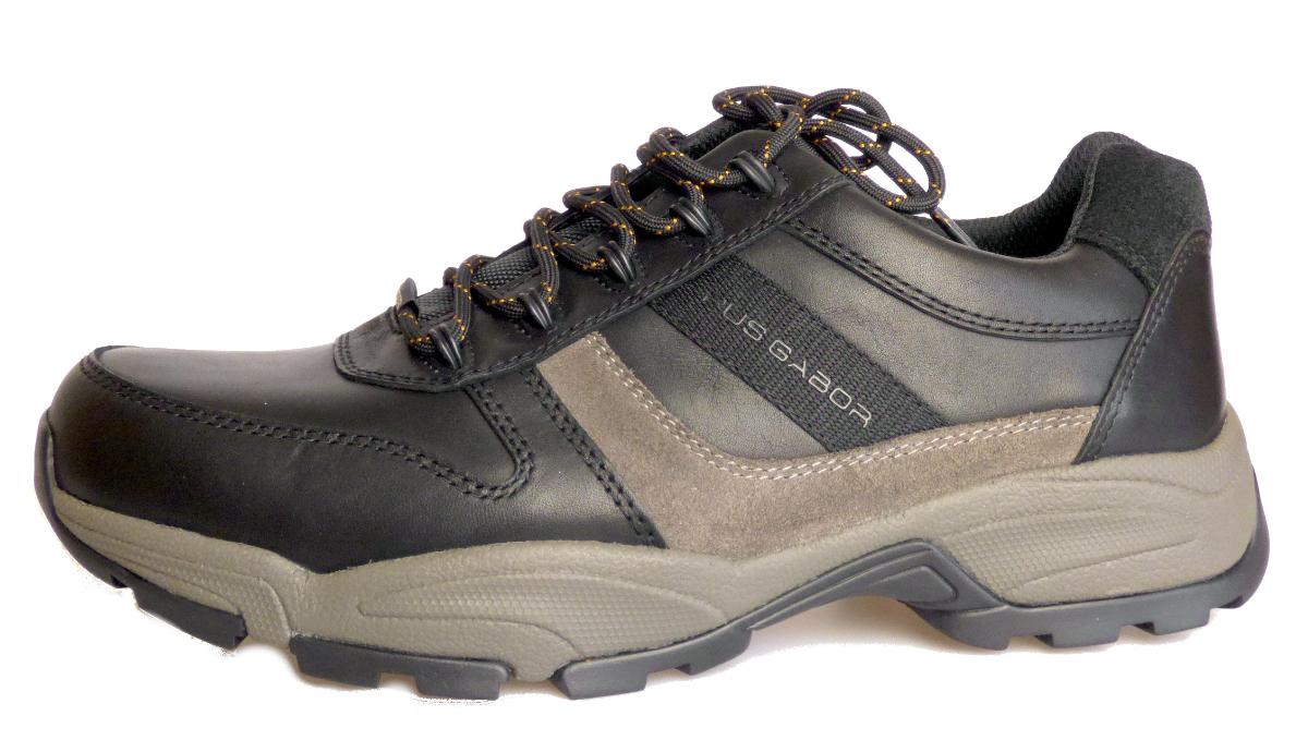 Halbschuhe, Gr. 7,5, Foto siehe Anlage,
- mit Laufsohlen aus (laut Antrag) Kautschuk; ohne Hauptsohle aus Holz,
- mit Oberteil (geschlossenes Blatt) aus Leder,
- auf das Oberteil sind Verstärkungsteile aus Spinnstoff aufgesetzt,
- mit Schnürsenkelverschluss,
- ohne Metallschutz in der Vorderkappe,
- nicht den Knöchel bedeckend,
- mit einer Länge der Innensohle von ca. 28 cm,
- als Männerschuhe erkennbar.

"Schuhe mit Laufsohlen aus Kautschuk und Oberteil aus Leder, andere als in den Unterpositionen
 6403 1200 bis 6403 9991 genannte, für Männer"