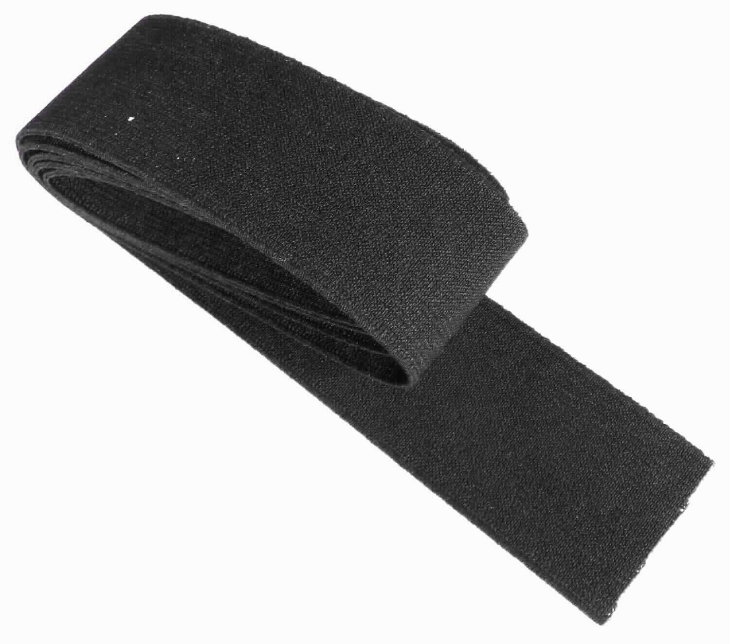 Band, sog. Elastic-Band, Art. 955411, Foto siehe Anlage, 
- in den Abmessungen von laut Antrag von 3,5 cm x 10 m, 
- aus einem einfarbigen Gewebe aus laut Antrag 69 % Polyester (synthetische Chemiefasern) und 31 % Elastodien 
  (Kautschukfäden),
- mit echten Webkanten,
- kein Samt, Plüsch, Chenille- oder Schlingengewebe.

"Band, keine Ware der Position 5807, anderes als in der Unterposition 5806 10 genannte, mit einem Anteil an 
 Kautschukfäden von mehr als 5 GHT"