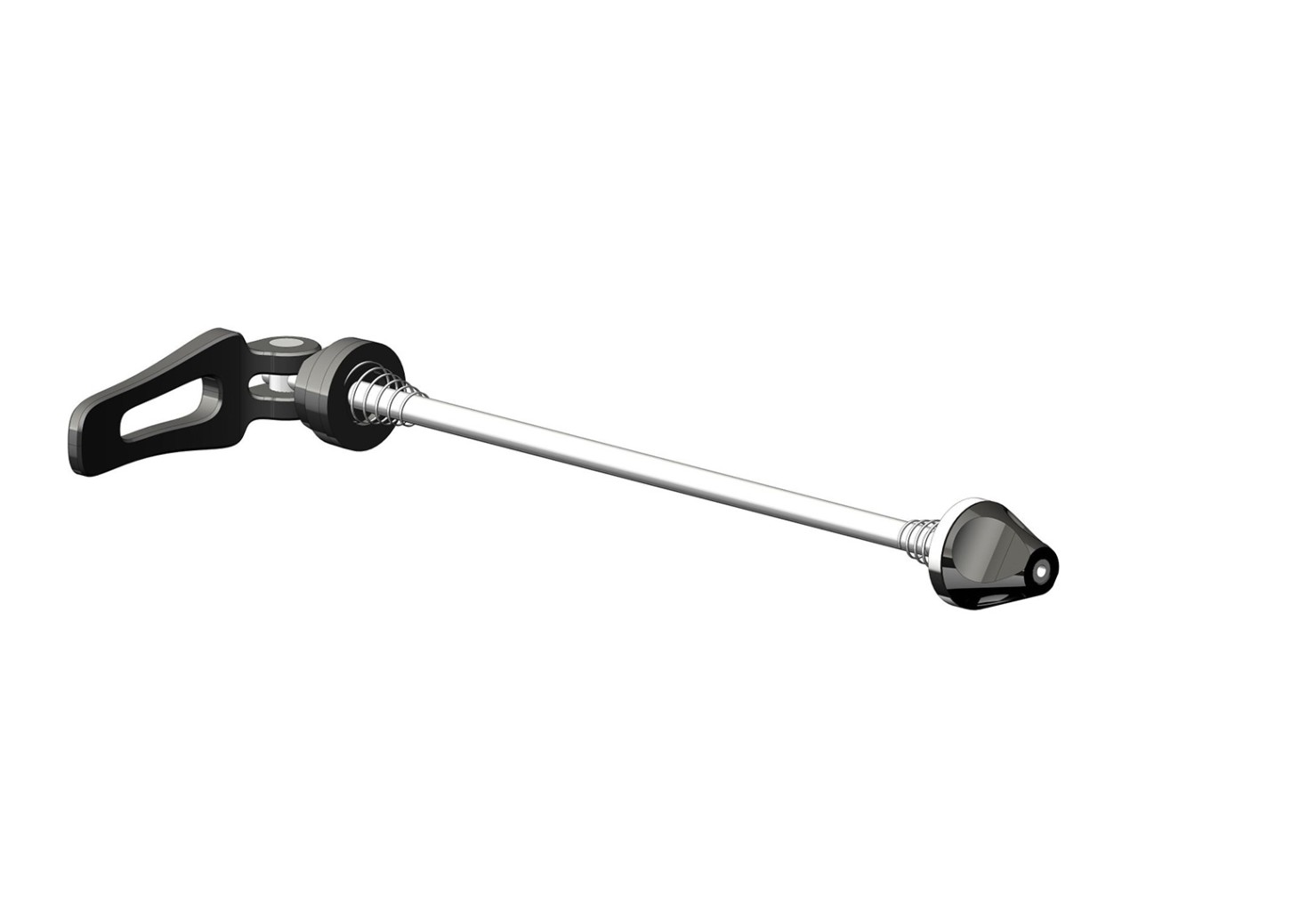 Schnellspanner Lang, Foto siehe Anlage,
- mit einer Gesamtlänge von ca. 180 mm,
- mit Spannachse aus unedlem Metall,
- an einem Ende mit einem Schnellspannhebel,
- am anderen Ende mit einem Kopf, der auf die Spannachse geschraubt wird, 
- mit zwei Distanzfedern und einer Kunststoffplatte ausgerüstet,
- wird in die Hinterachse eines Fahrrades gesteckt und dient der Nabenklemmung und
  daneben, um eine Kupplung für einen Fahrradanhänger zu befestigen, um den Fahrradanhänger
  mit dem Fahrrad zu verbinden, 
- aufgrund der Konzeption (u. a. Form und Abmessungen) erkennbar hauptsächlich zur
  Verwendung an Fahrrädern des Kapitels 87 bestimmt.

"Teil für Fahrräder (Schnellspanner)"