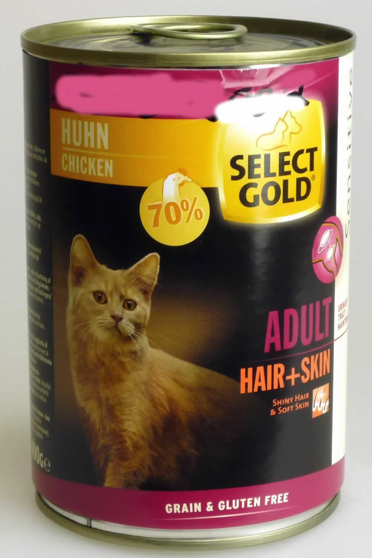 Alleinfuttermittel für Katzen

Antragsangaben: Alleinfuttermittel für Katzen in Aufmachung für den Einzelverkauf. Keine Stärke und keine Milcherzeugnisse enthaltend. Ohne Zuckerzusatz. Zusammensetzung (Auszug): 70 % Huhn, Mineralstoffe, Lachsöl und weitere Stoffe.

Beschaffenheit des Warenmusters: rotbraune Fleischmasse und Fleischstückchen in Gelee. Verpackung: 400-g-Originaldose, in Aufmachung für den Einzelverkauf als Katzenfutter.
Gehalt an Milcherzeugnissen (gemäß Angabe): nicht enthalten.
Gehalt an Stärke und ihren Abbauprodukten (gemäß Angabe): nicht enthalten oder weniger als 5 GHT.

Zubereitung von der zur Fütterung verwendeten Art, Hunde- und Katzenfutter, in Aufmachungen für den Einzelverkauf, keine Stärke, Glucose, Glucosesirup, Maltodextrin oder Maltodextrinsirup der Unterpositionen 1702 30 50, 1702 30 90, 1702 40 90, 1702 90 50 und 2106 90 55 oder Milcherzeugnisse enthaltend.