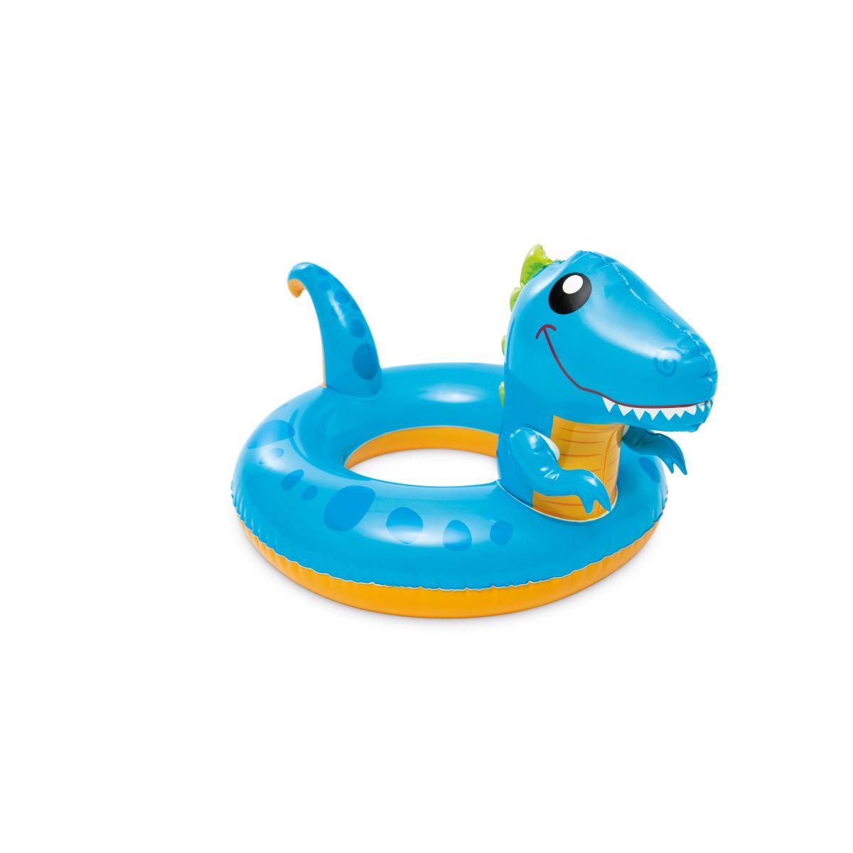 Es handelt sich um einen durch Antragsangaben und eine Abbildung veranschaulichten Schwimmring in Form eines aufblasbaren nicht menschlichen Wesens oder Tieres in verschiedenen Varianten (Drache, Einhorn, Lama) mit einem ringförmigen Körper, einem Kopf und einem Schwanz bzw. Schweif. Das mit einem Ventil ausgestattete Badetier besteht aus miteinander verschweißten, farbigen Kunststofffolien.
Die Ware dient zur spielerischen Unterhaltung insbesondere von Kindern im flachen Wasser. Sie ist für den Einzelverkauf verpackt.

Derartige Erzeugnisse sind zolltarifrechtlich als "Spielzeug, Tiere oder nicht menschliche Wesen darstellend, kein Füllmaterial enthaltend, nicht aus Holz handgearbeitet" einzureihen.