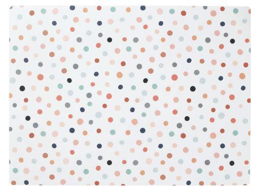 Nach den Antragsangaben sowie der vorliegenden Produktabbildung handelt es sich bei der sogenannten „Schreibtisch-/ Bastelunterlage "Dots", Art.: 11285“ um einen Büro- oder Schulartikel aus Kunststoffen im Sinne der Anmerkung 1 zu Kapitel 39.
Das weiße Erzeugnis (ca. L 60 x B 45 cm) besteht aus einer rechteckigen Matte mit abgerundeten Ecken und ist auf der Schaufläche mit bunten Punkten versehen.
Derartige Waren werden üblicherweise auf Schreibtischen oder bei Bastelarbeiten als Schutzunterlage verwendet.
Eine Einreihung in die Position 3924 ist aufgrund des angegebenen Verwendungszwecks sowie der Größe der Ware nicht einschlägig.
Die Unterlage ist mit einem Produktinformationsaufkleber für den Verkauf aufgemacht.

Zolltarifrechtlich handelt es sich um eine "andere Ware aus Kunststoffen, Büro- oder Schulartikel".