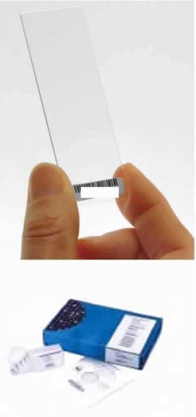 Angaben:
RNA-Microarray. Das Erzeugnis ist nach Antragsangaben ein Diagnostikreagenz in Form einer Glasplatte, auf der sich acht identische Microarrays befinden, die mit bestimmten 15k-Oligonukleotidsequenzen (RNA-Sonden) belegt sind. Es soll zur Untersuchung von microRNA-Sequenzen verwendet werden. Jeweils drei Glasträger (2,54 cm x 7,62 cm) befinden sich zusammen mit einer Daten-CD in einer Handelspackung.

Befund: 
Diagnostik- oder Laborreagenzien auf einem Träger und zubereitete Diagnostik- oder Laborreagenzien, auch auf einem Träger, ausgenommen Waren der Position 3002 oder 3006.