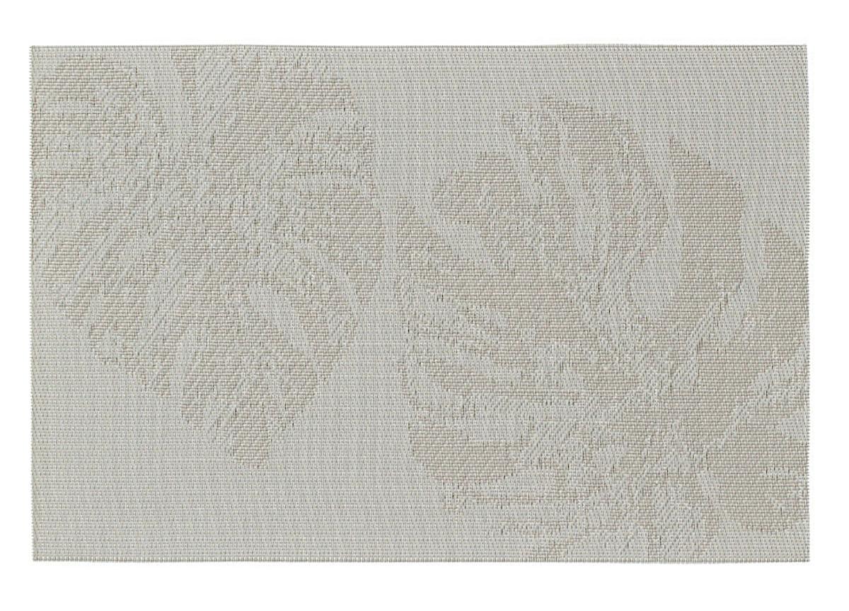 Gewebe, sog. Platzset "Monstera Blatt", Art.Nr. 27127, Foto siehe Anlage,
- lediglich rechteckig zugeschnitten, laut Antrag in den Abmessungen (L x B) von ca. 45 cm x 30 cm,
- aus Garnen der Position 5604 aus synthetischen Chemiefasern, die vor dem Weben mit dem 
  bloßen Auge wahrnehmbar mit Kunststoff (laut Antrag Polyvinylchlorid) ummantelt (überzogen) wurden.

"Gewebe, mit Kunststoff (Polyvinylchlorid) überzogen, anderes als solche der Position 5902"
