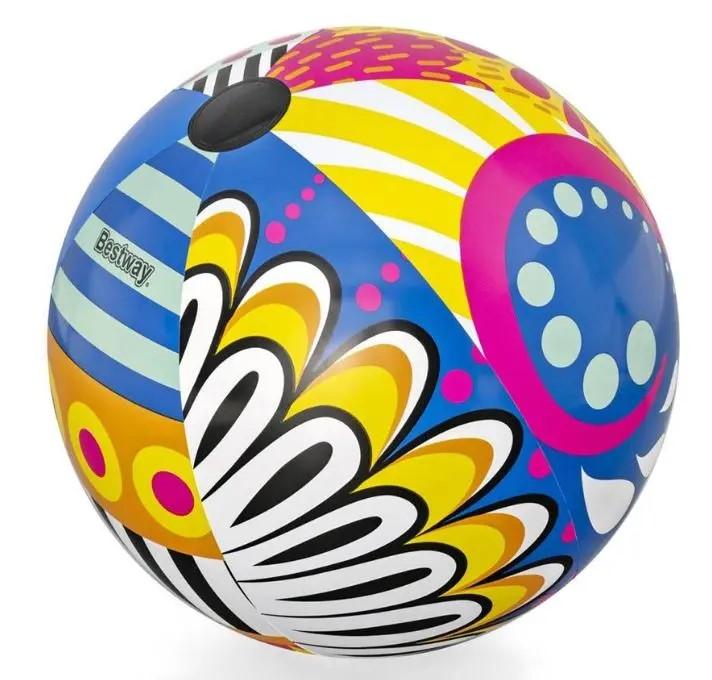 Es handelt sich um einen durch Antragsangaben und eine Abbildung veranschaulichten aufblasbaren Spielzeugball, sog. "Flirty Fiesta Wasserball 63 cm, Artikel Nummer MAN 2857903",
- aus bunten Folienabschnitten aus Kunststoff (PVC),
- mit einem Durchmesser im aufgeblasenen Zustand von ca. 63 cm,
- kein Ball für eine bestimmte Sportart oder zur körperlichen Ertüchtigung im 
  Sinne der Position 9506,
- dient der spielerischen Unterhaltung von Kindern und Erwachsenen z.B. im 
  flachen Wasser oder am Strand,
- für den Einzelverkauf aufgemacht.

Derartige Erzeugnisse werden zolltarifrechtlich als "anderes Spielzeug, nicht von den Unterpositionen (KN) 9503 0010 bis 9503 0087 erfasst, aus Kunststoff, nicht von den TARIC-Codes 9503 0095 10 bis 9503 0095 40 erfasst" eingereiht.