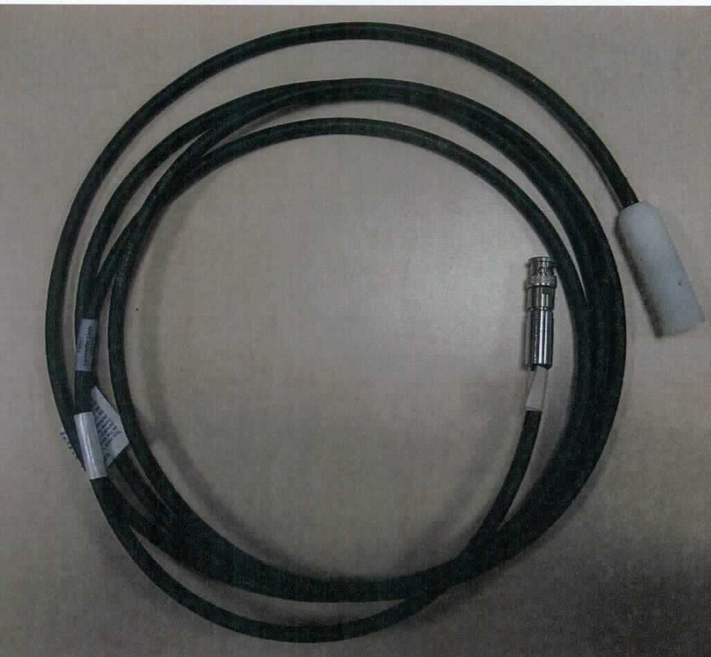 Elektrischer koaxialer Leiter, 2222UWB-50 Underwater - Cable 50, 
koaxial aufgebautes zweiadriges Signalkabel mit Abschirmung, mit einer Länge von 50 m, auf einer Seite mit einem Stecker und zusätzlicher Überwurfmutter und auf der anderen Seite mit einem BNC-Stecker ausgestattet, 
zur Signalübertragung zwischen einem Unterwassersensor und einem Meßgerät.

Das Erzeugnis ist als "isoliertes elektrisches Kabel, kein Wickeldraht, koaxialer elektrischer Leiter mit Anschlussstücken, nicht von den TARIC-Unterpositionen 8544 2000 10 und 8544 2000 20 erfasst" einzureihen.