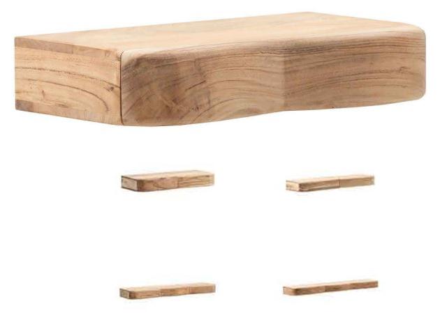 Bei der Ware handelt es sich um verschieden große Wandregale, im Wesentlichen bestehend aus einem 40/60/80/100/120 x 8 x 20 cm (B x H x T) großen, einzelnen Regalboden aus Holz.
Die Regalböden besitzen auf der Rückseite Bohrungen zur Befestigung an der Wand und eine herausnehmbare Schublade. Das Möbel wird im Wohnbereich an die Wand gehängt.

Das Erzeugnis ist als "anderes als in den Positionen 9401 oder 9402 erfasstes Möbel aus Holz, ohne speziellen Raumbezug" einzureihen.