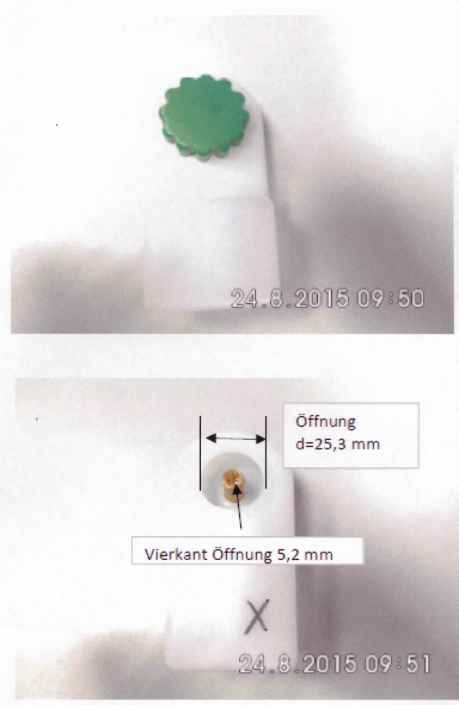 "Entlüftungsbox für Heizkörper";
aus verschiedenen Bestandteilen zusammengesetzte Ware, bestehend aus

- einem Schraubenschlüssel mit nicht verstellbarer Spannweite mit arbeitendem Teil aus Messing 
  mit Innenvierkant und äußerer von Hand zu betätigender Stellschraube aus Kunststoff

- einem Auffangbehälter aus Kunststoff für Wasser mit Fassungsvermögen von 100 ml

- zum Betätigen von in Heizungsventilen eingebauten Außenvierkantschrauben zum Entlüften 
  von Heizkörpern und gleichzeitigem Auffangen von austretendem Wasser

- der Schraubenschlüssel bestimmt insbesondere im Hinblick auf die Bedeutung für die 
  Verwendung den Charakter der aus verschiedenen Bestandteilen zusammengesetzten Ware

Abbildung siehe Anlage.

Derartige Erzeugnisse gehören als "von Hand zu betätigende Schraubenschlüssel, mit nicht 
verstellbarer Spannweite, mit arbeitendem Teil aus unedlem Metall" zur Codenummer 
8204 1100 00 0 des Zolltarifs.