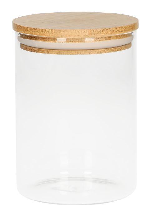Glasware zur Verwendung bei Tisch oder in der Küche, sog. Glasbehälter, Foto siehe Anlage,
- in Form eines zylinderförmigen Gefäßes aus Borosilikatglas (laut Antrag),
- mit einem Deckel aus Bambus (laut Antrag),
- mit einer Dichtung aus Kunststoff (laut Antrag Silikon),
- mit den Abmessungen: ca. 9,5 cm (Durchmesser) x 14,5 cm (Höhe),
- das Glas bestimmt nach dem Umfang und seiner Bedeutung in Bezug auf die Verwendung
  den wesentlichen Charakter der Ware,
- keine Ware der Position 7010, da das Gefäß eine Haushaltsglasware darstellt.

"Glasware zur Verwendung bei Tisch oder in der Küche, kein Trinkglas, nicht aus Glaskeramik
 oder Bleikristall, aus Glas mit einem linearen Ausdehnungskoeffizienten von 5 x 10^-6 oder
 weniger je Kelvin bei Temperaturen von 0 °C bis 300 °C"