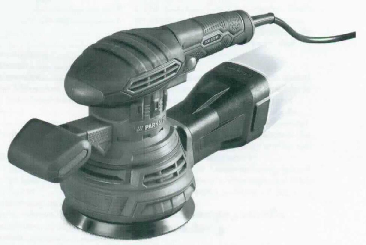 Exzenterschleifer PEXS 270 B2,
- aus einem handgeführten Gerät mit Elektromotor, Schleifteller, Schleifblatt, Staubbox,
  Bedienelementen und Stromanschlusskabel (Abbildung siehe Anlage),
- mit einer Leistung von 270 W,
- zum trockenen Schleifen von Holz, Metall oder Lack,
- in einer gemeinsamen Verkaufsumschließung mit einem Adapter zur externen 
  Staubabsaugung und Bedienungsanleitung (Beipack).
Der Exzenterschleifer bestimmt den Charakter des Ganzen.

"Von Hand zu führendes Werkzeug mit eingebautem Elektromotor, keine Ware der
 TARIC-Codes 8467 2110 00 bis 8467 2953 00 (Warenzusammenstellung in Aufmachung
 für den Einzelverkauf aus Exzenterschleifer -charakterbestimmend- und Beipack) - sog.
 Exzenterschleifer"