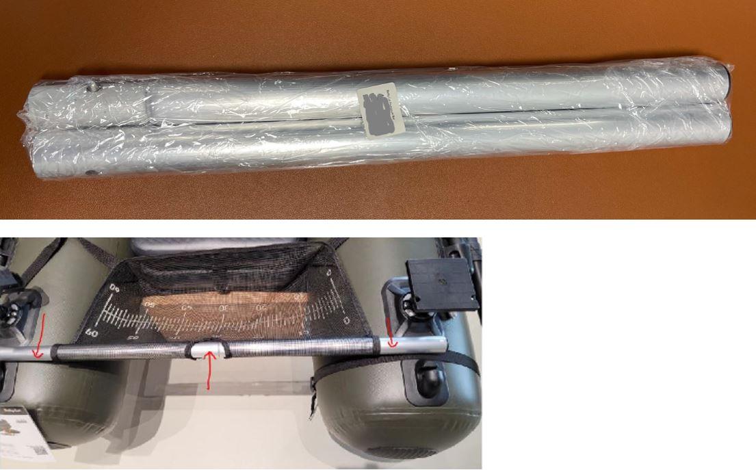 Bei der als "Belly Cat Aluminum Bar" bezeichneten Ware handelt es sich um eine noch nicht zusammengesetzte, hohle Stange aus Aluminium, die aus zwei ineinandersteckbaren Teilen besteht. Jedes Teil weist an einem Ende eine eingesteckte Endkappe aus Kunststoff auf.
Das Erzeugnis ist in einer Kunststofffolie verpackt und wird im Frontbereich eines Schlauchbootes (sog. Belly Cat) zur Befestigung eines sog. Frontnetzes (beides nicht Gegenstand der vZTA) abgebracht.
Abmessungen (Gesamtlänge x Durchmesser): etwa 97 cm x 3,5 cm.
- Antragstellerangaben -
 
Bei der aus verschiedenen Stoffen bestehenden Stange ist Aluminium im Hinblick auf die Bedeutung für die Verwendung und den Umfang charakterbestimmend.
 
Abbildung siehe Anlage.

    Derartige Erzeugnisse gehören als "andere (als in den Codenummern 7616 1000 10 0 bis 7616 9990 91 0 genannte) Waren aus Aluminium" zur Codenummer 7616 9990 99 0 des Zolltarifs.