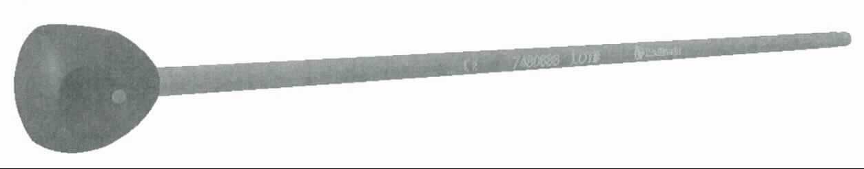 So genannter Driver Hex 3,5 (semi), im Wesentlichen bestehend aus einem ca. 28 cm langem Stab aus blendfreiem 17-4 PH Stahl. An der Oberseite befindet sich ein Kunststoffgriff und an der Unterseite ein 3,5 mm Innensechskantschlüssel.
Es handelt sich um ein spezielles Instrument zur Verwendung von Systemen bei degenerativen Operationen im Bereich der Brust- und Lendenwirbelsäule (Posterior Subrtractino Osteotomy).
Die Ware wird als "medizinisches Instrument, nicht von der Unterpositionen (KN) 9018 100 bis 9018 9075 erfasst" eingereiht.
