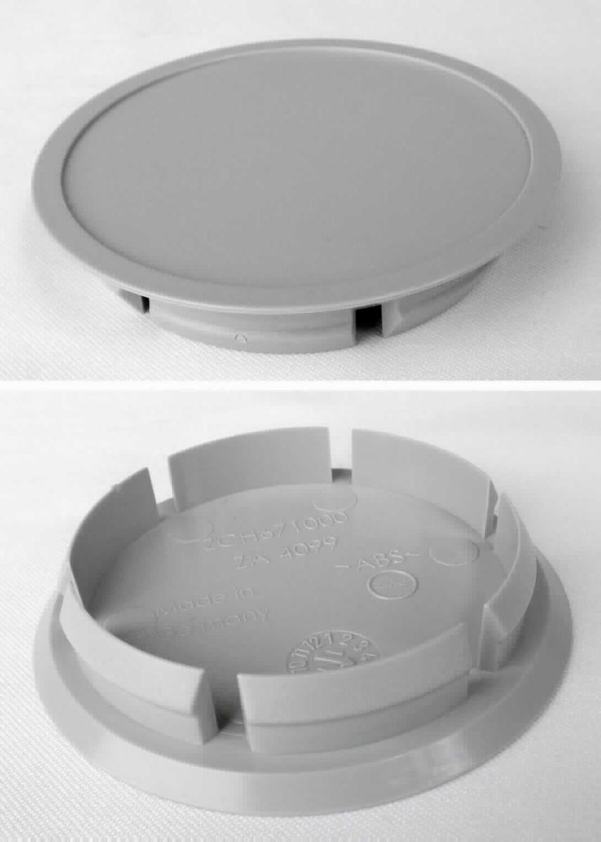 Nabenkappe, Foto siehe Anlage,
- rundes, silbergraues Erzeugnis aus formgepresstem Kunststoff (Acrylnitril-Butadien-Styrol -ABS-),
- mit einem Durchmesser von circa 6,3 cm und einer Höhe von circa 1,2 cm,
- zur Montage befinden sich auf der Unterseite sechs Rastnasen,
- wird als Radnabenabdeckung von (laut Antrag) Aluminiumrädern ("Felgen") verwendet,
- aufgrund der objektiven Merkmale (u. a. Form, Abmessungen) erkennbar hauptsächlich
  für Kraftfahrzeuge der Position 8701 bis 8705 bestimmt.

"Zubehör (Nabenkappe) für Kraftfahrzeuge der Positionen 8701 bis 8705, für Räder, nicht für die industrielle Montage, aus Kunststoff"