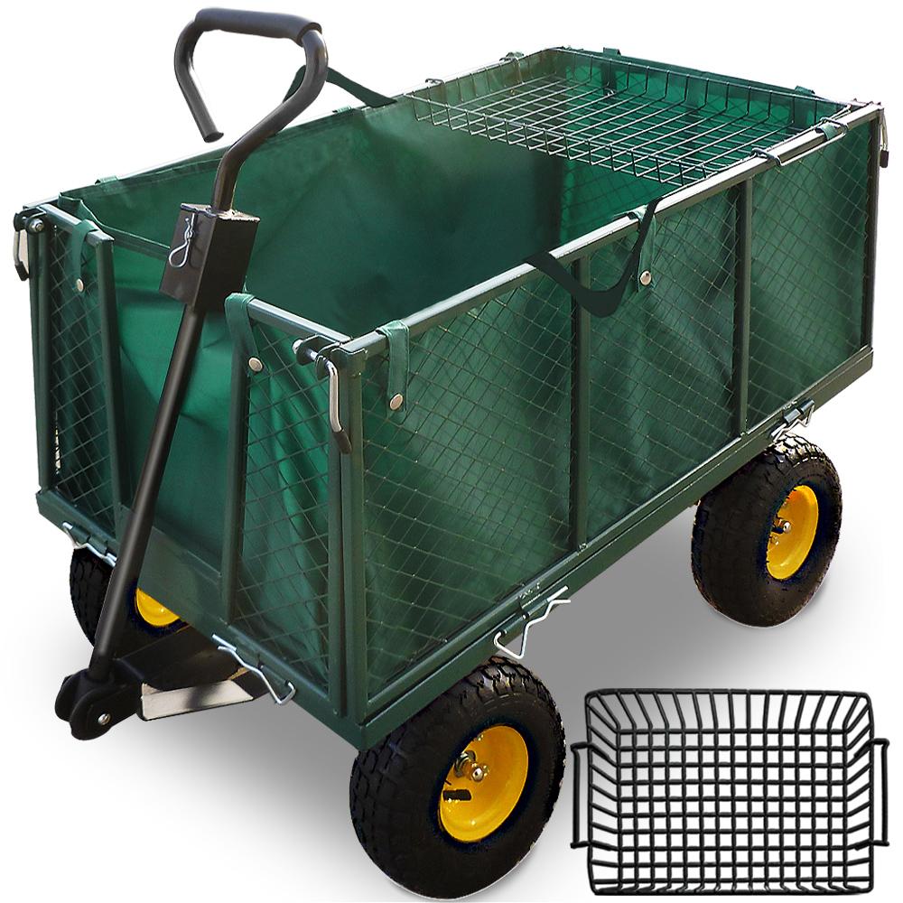 Transportwagen, Foto siehe Anlage,
- laut Antrag:
- - mit pulverbeschichtetem Stahlrohrgestell,
- - in den Gesamtabmessungen (L x B x H): 114 cm x 52 cm x 64 cm,
- - ausgekleidet mit einem herausnehmbaren Behälter (Tragetasche) als Korpus aus Polyester
    und einer Ablage zur Ladungstrennung oder als zusätzliche Trageeinheit aus unedlem Metall,
- - mit einer Handdeichsel mit einem gepolsterten Handgriff,
- - mit vier luftbereiften Rädern,
- - für ein Ladegewicht von max. 550 kg ausgelegt,
- wird mit der Hand gezogen.

"Anderes nicht selbstfahrendes Fahrzeug (Transportwagen)"
