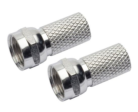 Sog. F - Stecker, Art. 009313301105,
- bestehend aus einem annähernd zylinderförmigen hohlen Metallgehäuse mit einem Innengewinde
  zum Aufschrauben eines entsprechenden Gegenkontakts und einer Öffnung zur Aufnahme eines
  Koaxialkabels (Durchmesser: 6 mm) auf der gegenüberliegenden Seite,
- für eine Spannung von weniger als 1000 V,
- zum Herstellen einer elektrischen Verbindung durch Aufschrauben eines entsprechenden Gegenstücks
  nach der Montage an ein Koaxialkabel.

Zwei F-Stecker mit der Bezeichnung "F-Connector (2 Pack)" sind in einem Folienbeutel mit Pappanhänger verpackt.

Die Ware ist als "elektrisches Gerät zum Verbinden von elektrischen Stromkreisen, für eine
Spannung von 1000 V oder weniger, keine Steckvorrichtung, Verbindungs- und Kontaktelement
für Kabel" einzureihen.

Anlage: 1 Abbildung