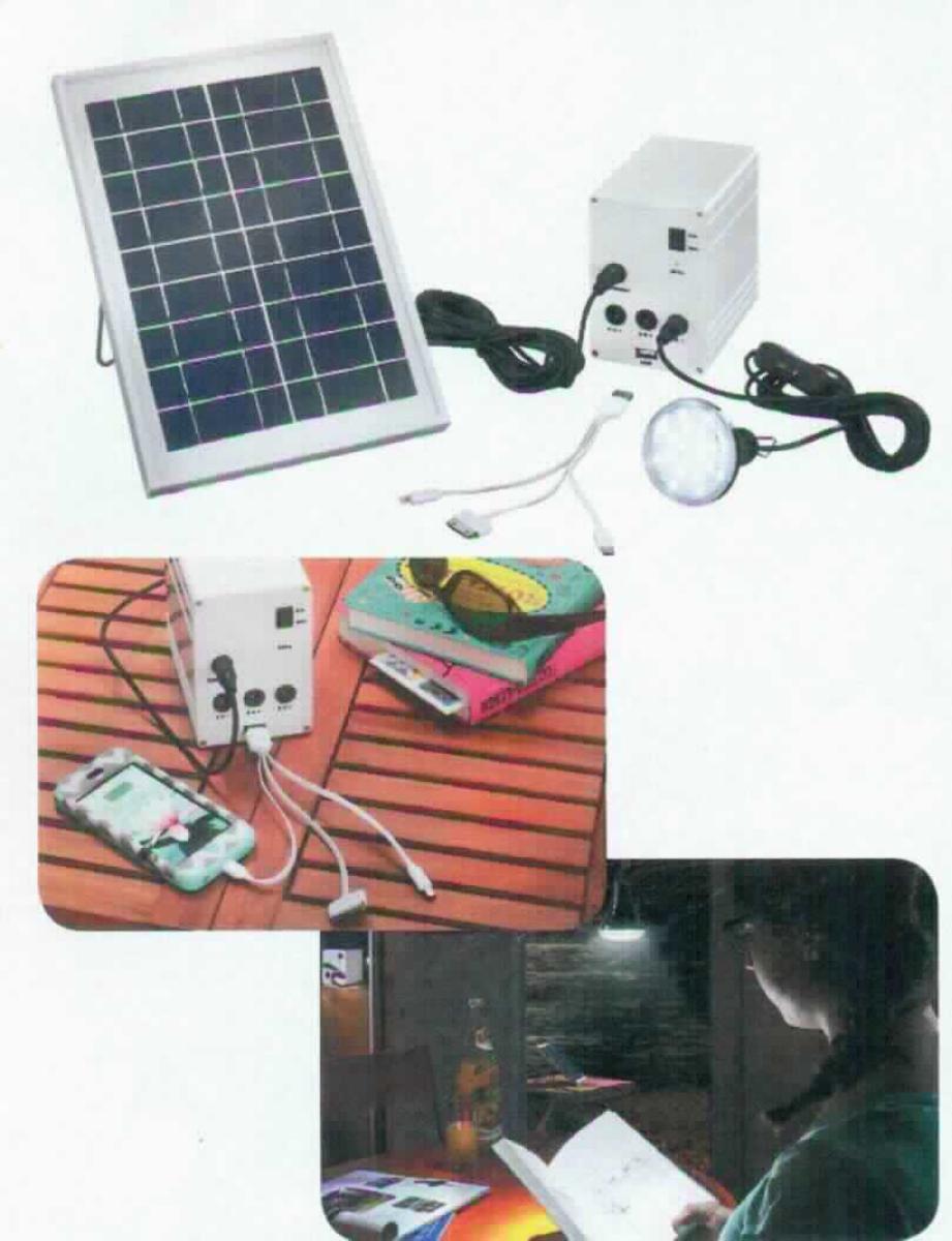 Solar Komplett-Set, Art.Nr. 120001,
Gleichstromgenerator (Solargenerator) bestehend aus,
einem monokristallinen Solarpaneel (Abmessungen: 28 x 18,5 x 2 cm), in funktioneller Einheit mit einer Akkubox (6 Volt Akku) mit integriertem Laderegler, mit drei 6 Volt DC-Ausgängen und einem 5 Volt USB-Ausgang,
aufgrund der speziellen Anschlüsse des Solarpaneels ausschließlich zum Laden des Akkus der Akkubox und nicht mit anderen Paneelen zusammenschließbar,
zur Generierung von Gleichstrom durch Sonnenlicht, mit einer maximalen Leistung von 5 W und einer Ausgangsspannung der Akkubox von 6 bzw. 5 Volt.
Als hinsichtlich der Verwendung und des Umfanges charakterbestimmender Bestandteil in Warenzusammenstellung in Aufmachung für den Einzelverkauf zusammen mit einer LED-Hängeleuchte und dazugehörigen Kabeln in gemeinsamer Verkaufsumschließung zur netzunabhängigen Beleuchtung z. B. von Gartenhäusern, Garagen oder beim Camping.

Die Warenzusammenstellung ist als "elektrischer Generator, Gleichstromgenerator (Solargenerator), mit einer Leistung von 750 W oder weniger, nicht für bestimmte Luftfahrzeuge, keine Ware der TARIC-Unterposition 8501 3100 30 bis 8501 3100 75" einzureihen.
