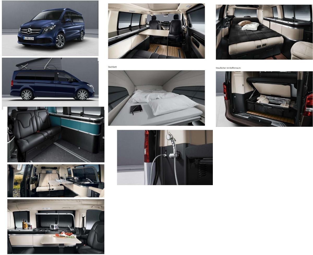 Kombinationskraftwagen, sog. Marco Polo mit Dachbett und Küche, Foto siehe Anlage,
- in Form eines zweiachsigen Kraftfahrzeugs (vom Typ "Van") mit einem einzigen umschlossenen
  Innenraum für die Beförderung von Personen als auch von Gütern,
- laut Antrag:
- - mit einem Kolbenverbrennungsmotor mit Selbstzündung (Dieselmotor),
- - mit einem Hubraum von 1950 cm³,
- - mit einem zulässigen Gesamtgewicht von weniger als 3,5 t,
- mit insgesamt vier, mit Sicherheitsausrüstungen und Kopfstützen versehenen Sitzplätzen (erste
  Sitzreihe mit zwei Einzelsitzen und zweite Sitzreihe mit einer umklappbaren Sitzbank für
  zwei Personen),
- an einer Seite oder an beiden Seiten im Bereich der zweiten Sitzreihe mit je einer Schiebetür
  mit Fenstern ausgestattet,
- im Heckbereich mit weiteren Fenstern ausgestattet,
- innen mit einer Küche und im Bereich der Heckklappe mit einer Dusche ausgestattet,
- mit einem sog. Aufstelldach mit Dachbett (Dachzelt), das als Schlafmöglichkeit für bis zu 2
  Personen dient,
- ohne untrennbar verbundene Trennwand oder Abgrenzung zwischen dem Fahrer- und Passagier-
  und dem Ladebereich, der sowohl für die Personen- als auch die Güterbeförderung verwendet
  werden kann,
- mit Komfortmerkmalen und Vorrichtungen und Ausstattungen im gesamten Fahrzeuginnenraum,
  die dem Passagierbereich zugerechnet werden können,
- keine Einreihung in die Unterposition 8703 3211, da nicht speziell zum Wohnen eingerichtet
  (ohne Toilette).

"Kombinationskraftwagen, seiner Beschaffenheit nach hauptsächlich zur Personenbeförderung
bestimmt, anderer als in Position 8702 genannt, anderes als in Unterposition 8703 10 genanntes
Fahrzeug ausschließlich mit Kolbenverbrennungsmotor mit Selbstzündung (Dieselmotor), mit
einem Hubraum von mehr als 1500 cm³ bis 2500 cm³, neu, anderer als in Unterposition 8703 3211 genannte"