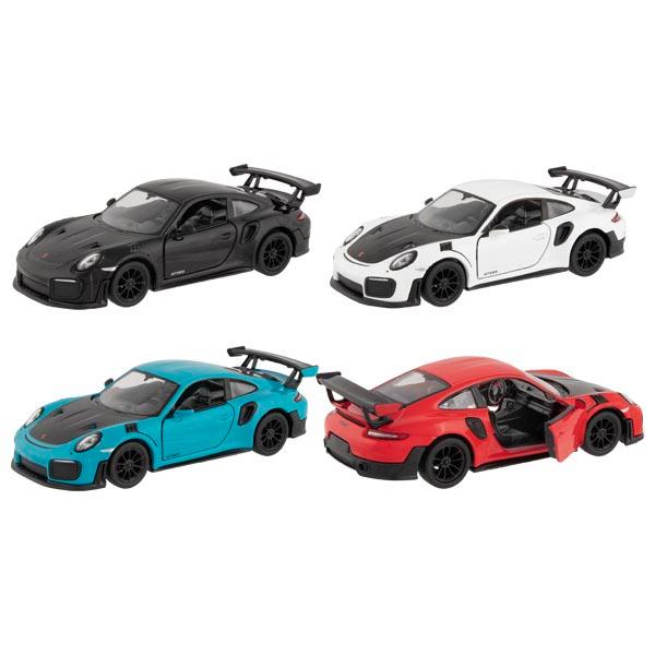 Nach den Angaben der Antragstellerin handelt es sich bei dem "Porsche 911 GT2 RS, 4fach, 12er Display, Artikel 12292" um ein Spielzeugauto,
- im Spritzgussverfahren hergestelltes Modell eines Porsche 911 GT2 RS,
- im Maßstab von 1:36,
- in den Abmessungen von ca. 12,5 x 3,5 x 5 cm (L x H x B),
- mit einer Karosserie und Achsen aus unedlem Metall,
- mit Unterboden und Innenraum aus Kunststoff,
- mit Heckspoiler aus Kunststoff und unedlem Metall,
- mit beweglichen Rädern aus Kunststoff oder Kautschuk,
- mit zwei sich öffnenden Türen,
- mit eingebautem Rückzugmotor,
- dient der spielerischen Unterhaltung von Kindern,
- in einer Displaybox verpackt.
Im Hinblick auf das äußere Erscheinungsbild sowie den Umfang bestimmt das unedle Metall den Charakter der aus verschiedenen Stoffen zusammengesetzten Ware.

Derartige Erzeugnisse werden zolltarifrechtlich als "anderes Modell als von den Unterpositionen (KN) 9503 0010 bis 9503 0070 erfasst, mit eingebautem Motor, nicht aus Kunststoff" eingereiht.