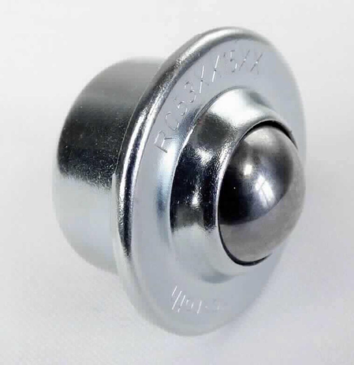 Sog. Kugelrolle mit Stahlgehäuse KU15B, Artikelnummer: 6000004162
- aus einem topfförmigen Gehäuse (Außendurchmesser ca. 3 mm, Bauteilhöhe: 2 mm)
  aus verzinktem Stahl, mit integrierter Förderkugel aus Stahl, gelagert auf einem
  Wälzlager (Abbildung siehe Anlage),
- konzipiert als Förderelement zum Einbau in Stetig-Fördersysteme wie Kugel-Rollschienen,
  -Rollbahnen, -Rolltische usw.

"Teil, erkennbar ausschließlich für Maschinen der Position 8428 bestimmt, keine Ware der Codenummer 8431 3100 00 0 - sog. Kugelrolle für Stetig-Fördersysteme"