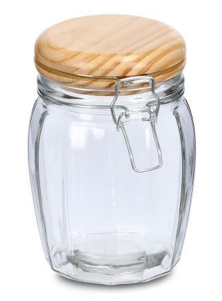 Behältnis aus Glas, Foto siehe Anlage,
- nach den Antragsangaben:
- - in Form eines nahezu zylinderförmigen, nach oben hin verjüngten Gefäßes,
- - aus klarsichtigem Glas,
- - nicht aus Glasröhren hergestellt,
- - mit einem Deckel aus Kiefer (Holz) mit einem Bügelverschluss aus unedlem Metall und
    einer Dichtung aus Silikon (Kunststoff),
- - mit einem Nenninhalt von 820 ml,
- - mit den Abmessungen: ca. 11 cm (Durchmesser) x 16 (Höhe),
- - soll der Aufbewahrung von Lebensmitteln dienen,
- das Glas bestimmt aufgrund des Umfangs und seiner Bedeutung in Bezug auf die Verwendung
  den wesentlichen Charakter der Ware,
- keine Einreihung in die Position 7013, da die Ware als Behältnis aus Glas für Transport- oder
  Verpackungszwecke von der Position 7010 erfasst wird.

"Behältnis aus Glas, von der zu Transport- oder Verpackungszwecken verwendeten Art, kein
 Haushaltskonservenglas, nicht aus Glasröhren hergestellt, mit einem Nenninhalt von weniger
 als 2,5 Liter, für Nahrungsmittel, keine Flasche, mit einem Nenninhalt von mehr als 0,25 Liter"