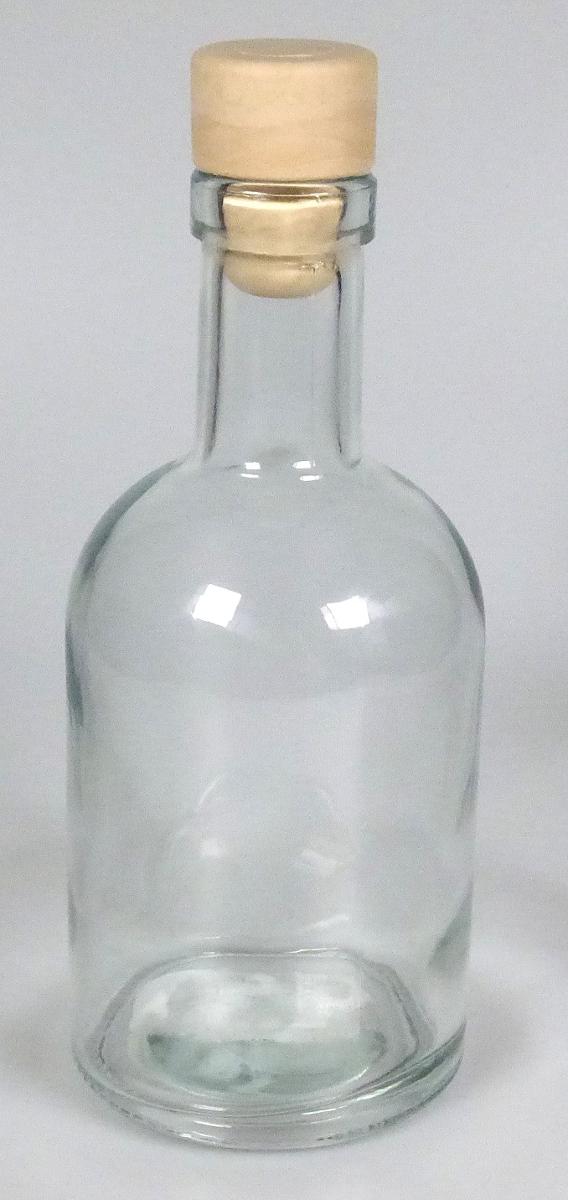 Flasche aus Glas, sog. Korkenflasche aus Glas, Foto siehe Anlage,
- aus nicht gefärbtem Glas,
- ohne Hinweise auf Herstellung aus Glasröhren,
- mit einem fest schließenden Stopfen aus Kunststoffen,
- mit einem Nenninhalt von 280 ml,
- mit einem runden Bodenteil,
- mit den Abmessungen: ca. 18 cm (Höhe) x 7 cm (Durchmesser),
- soll der Aufnahme von Nahrungsmitteln oder Getränken dienen.

"Flasche aus Glas, von der zu Transport- oder Verpackungszwecken verwendeten Art, nicht aus
 Glasröhren hergestellt, mit einem Nenninhalt von weniger als 2,5 l, für Nahrungsmittel und Getränke,
 aus nicht gefärbtem Glas, mit einem Nenninhalt von 0,15 l bis 0,33 l"