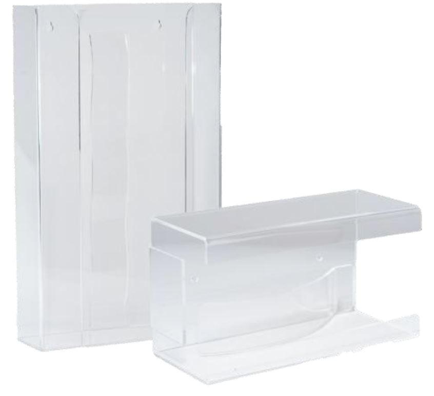 Nach den Antragsangaben, der Produktinformation sowie der Produktabbildung handelt es sich bei dem sogenannten Handschuhspender aus Acrylglas, einem Kunststoff im Sinne der Anmerkung 1 zu Kapitel 39.
Der transparente Halterahmen (in zwei Größen erhältlich: ca. L 24,6 x T 10,6 x H 13,5 cm; ca. L 24,6 x T 8,1 x H 41,0 cm) verfügt an einer Schmalseite über eine Einschuböffnung, zeichnet sich an der Rückseite durch zwei Montagebohrungen aus und ist an der Vorderseite zu einem Entnahmespalt gearbeitet.
Der Spender dient zur Aufnahme einer oder mehrerer Handschuhboxen für Einmalhandschuhe (nicht Gegenstand dieser Auskunft) und ist zur bleibenden Befestigung an Wänden bestimmt.

Zolltarifrechtlich handelt es sich um einen "Baubedarfsartikel aus Kunststoff, anderweit weder genannt noch inbegriffen; nicht von den TARIC-Codes 3925 1000 00 bis 3925 3000 00 erfasst; Beschläge und ähnliche Waren zur bleibenden Befestigung an Wänden und anderen Gebäudeteilen".