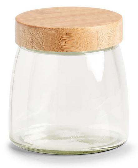Vorratsglas, sog. Vorratsglas mit Bambusdeckel, Foto siehe Anlage,
- nach den Antragsangaben:
- - in Form eines zylinderförmigen, nach oben sich verjüngenden Gefäßes,
- - aus gewöhnlichem, mechanisch gefertigtem Glas,
- - mit einem Schraubgewinde am oberen Ende,
- - mit einem Deckel aus Holz mit einem Schraubeinsatz und einer Dichtung aus Kunststoff,
- - mit den Abmessungen: ca. 12,5 cm (Durchmesser) x 13 cm (Höhe),
- das Glas bestimmt nach dem Umfang und seiner Bedeutung in Bezug auf die Verwendung
  den wesentlichen Charakter der Ware,
- keine Ware der Position 7010, da sich das Vorratsglas als Haushaltsglasware darstellt.

"Glasware zur Verwendung bei Tisch oder in der Küche, kein Trinkglas, aus gewöhnlichem Glas,
 mechanisch gefertigt (mechanische Glasentnahme)"