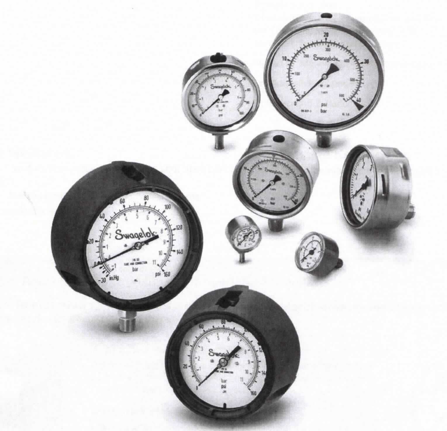 Sog. Manometer, im Wesentlichen bestehend aus einem zylinderförmigen Edelstahl- oder Kunststoffgehäuse (40, 50, 63, 100, 115 und 160mm), mit Rohrfedermesswerk, analoger Anzeige (PSI, kPa, bar oder MPa), einem Zeiger und einer Höchstwertmarkierung. Die Größe und Anschlussmöglichkeiten variieren je nach Modell (äußere Form siehe Abbildung in der Anlage). Manometer messen den mechanischen Druck eines Medium und zeigen ihn an.

Das Gerät dient dem Messen und Überwachen des Druckes von Flüssigkeiten und Gasen in Leitungssystemen.

Die Ware wird als "Gerät zum Messen oder Überwachen des Druckes von Flüssigkeiten oder Gasen, ausgenommen Instrumente, Apparate und Geräte der Position 9014, 9015, 9028 oder 9032, anderes als elektronisch, Manometer mit Metallfedermesswerk (Rohrfeder)" eingereiht.