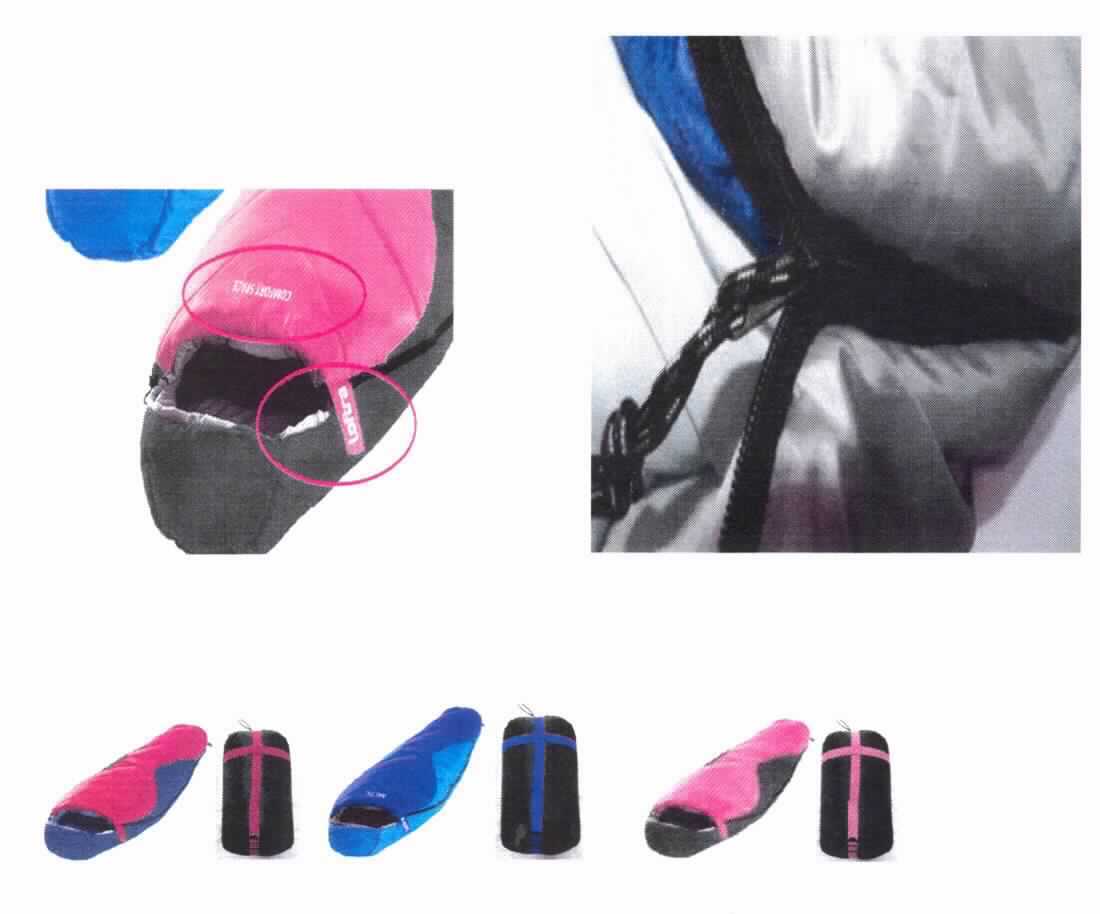 Schlafsack, 
- mit Außenseite aus Geweben aus synthetischen Spinnstoffen (Polyester) und 
  einem Futter aus Polyester,
- mit Hohlfasern gefüllt, 
- abgesteppt,
- mit Kapuze,
- unten geschlossen,
- mit einer Länge von ca. 230 cm und einer  Breite von ca. 82 cm,
- verpackt in einem Beutel.

Das Erzeugnis ist als "den Bettausstattungen ähnliche Ware, Schlafsack, gefüllt" einzureihen.
