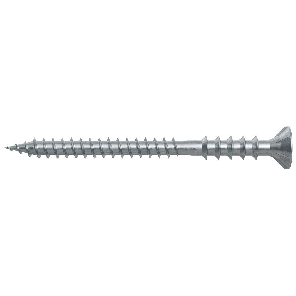 Es handelt sich um vollständig aus Stahl (kein nicht rostender Stahl) gefertigte Schrauben mit Senkkopf mit Innensechsrund ("Torx" geschützte Marke) und einem nicht bis zum Kopf reichenden, etwa 60 mm langen Gewinde, das sich beim Eindrehen das Gegengewinde selbst formt. Das Gewindeende ist zu einer Spitze ausgearbeitet. Unterhalb des Kopfes weisen die Schrauben ein etwa 20 mm langes sog. Parallelgewinde (nicht steigend) auf.
Die Erzeugnisse werden zur Befestigung von Unterkonstruktionen aus Holzlatten verwendet. Sie sind jeweils zu 100 Stück in einem Karton verpackt.
Gesamtlänge etwa 100 mm; Schaftdurchmesser: etwa 4,4 mm
- Antragstellerangaben -

Abbildung siehe Anlage.

Derartige Erzeugnisse gehören als "andere gewindeformende Schrauben (keine Blechschrauben), aus Stahl (kein nicht rostender Stahl)" zum TARIC-Code 7318 1499 90.