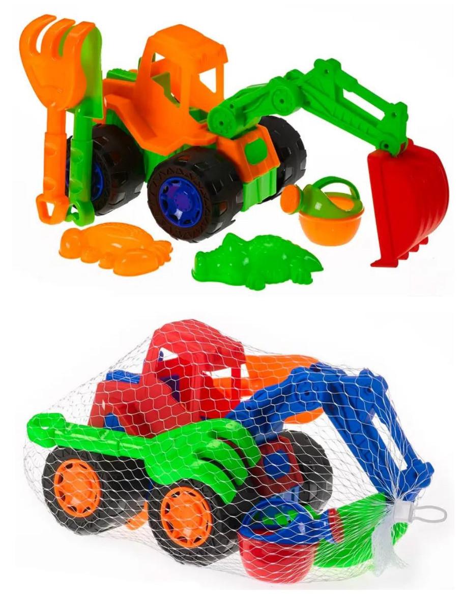Spielzeug in Zusammenstellung für den Sandkasten, sog. "Sandset Bagger, 6-teilig, Art. MAN 2218072", bestehend aus
- einem Bagger aus Kunststoff
-- mit vier beweglichen Rädern und einer großen Schaufel
- einer Nachbildung einer Schaufel und eines Rechens aus Kunststoff
- einer Nachbildung einer Gießkanne aus Kunststoff
- zwei Sandförmchen aus Kunststoff
- dient der spielerischen Unterhaltung von Kindern
- gemeinsam in einer transparenten Kunststoffverpackung mit Tragegriff für den
  Einzelverkauf aufgemacht.

Die Ware wird zolltarifrechtlich als "Spielzeug, aufgemacht in einer Zusammenstellung" eingereiht.