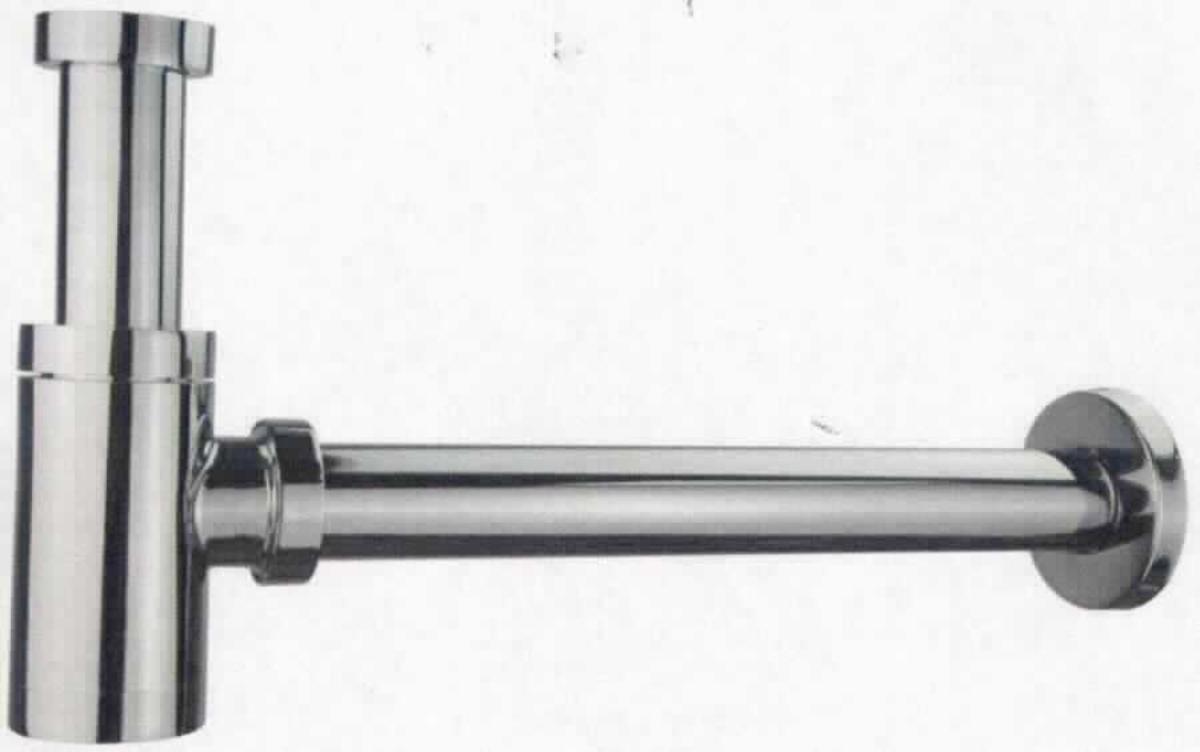 Es handelt sich um einen aus mehreren Komponenten zusammengesetzten Flaschensiphon, im Wesentlichen bestehend aus einem zylinderförmigen Hohlkörper (sog. Flasche) mit zwei Anschlussöffnungen, einem Wandanschlussrohr und einer Wandabdeckung (Rosette), jeweils aus einer Kupferlegierung mit gewichtsmäßig vorherrschendem Kupfergehalt (Messing), einem Tauchrohr aus nicht rostendem Stahl, das außen mit einem passgenauen kürzeren Kunststoffrohr versehen ist, Überwurfmuttern (Verschraubungen) aus Zink bzw. Kupfer und Dichtungen aus Kunststoff oder Kautschuk. Die teilweise noch nicht zusammengesetzten Erzeugnisse sind verchromt. Sie dienen als Verbindung z. B. zwischen einem Waschtisch und der Abwasserleitung in der Wand und sind in einem bedruckten Pappkarton mit Schaumstoffeinlage verpackt.
- Antragstellerangaben - 

Bei der aus verschiedenen Stoffen zusammengesetzten Ware sind die unedlen Metalle im Hinblick auf die Bedeutung für die Verwendung, den Umfang und den Wert charakterbestimmend (gleichgestellte Ware). Innerhalb der unedlen Metalle ist Kupfer gegenüber jedem anderen unedlen Metall gewichtsmäßg vorherrschend.

Abbildung siehe Anlage. 

Derartige Erzeugnisse gehören als "andere Sanitärartikel aus Kupfer, nicht handgearbeitet" zum TARIC-Code 7418 2000 90.
