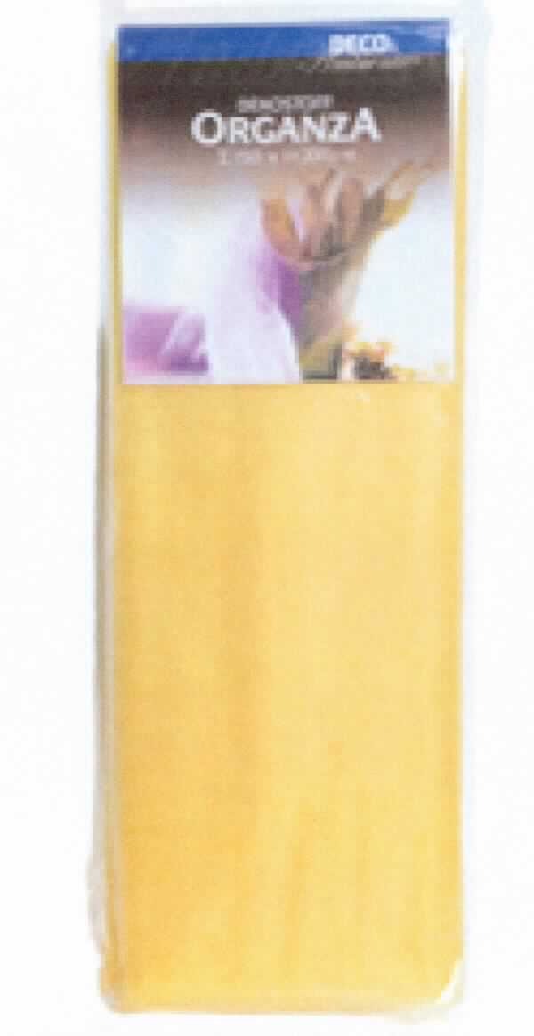 Gewebe, sog. Dekostoff Organza, Art. 44100, Foto siehe Anlage,
- in einem klarsichtigen Polybeutel verpackt,
- als Meterware, in den Abmessungen von laut Antrag (L x B) 200 cm x 150 cm,
- laut Untersuchungsergebnis:
-- in Leinwandbindung,
-- aus ungezwirnten, nicht hochfesten Garnen aus synthetischen Filamenten (Polyamid),
-- gefärbt.

"Gewebe aus Garnen aus synthetischen Filamenten, anderes als in den Unterpositionen 5407 10 bis 5407 30 
 genannte, mit einem Anteil an Filamenten aus Polyamiden von mehr als 85 GHT, gefärbt"