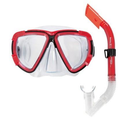 Bei den durch Abbildungen und Beschreibungen veranschaulichten Erzeugnissen handelt es sich um Ausrüstungsgegenstände für den Wassersport, bestehend aus
- einem Schnorchel,
- - gearbeitet aus einem Kunststoffrohr, das mit einem biegsamen, weichen Mundstück versehen ist,
- - mit einer Lasche aus Kunststoff zur Befestigung an einer Tauchermaske,
- einer Tauchermaske,
- - mit einer wasserdichten Einfassung aus Kunststoff, die Teilweise die Stirn und vollständig
    die Nase umschließt (somit keine Brille der Position 9004),
- - mit transparenten Sichtfenstern versehen,
- - mit einem verstellbaren Spinnstoffband zur Befestigung am Kopf,
- in einem Pappkarton verpackt (lt. zusätzlichen Angaben).

Derartige Erzeugnisse werden zolltarifrechtlich als "Ausrüstungsgegenstand für andere Sportarten, im Kapitel 95 anderweit weder genannt noch inbegriffen, für den Wassersport, kein Windsurfer" eingereiht.