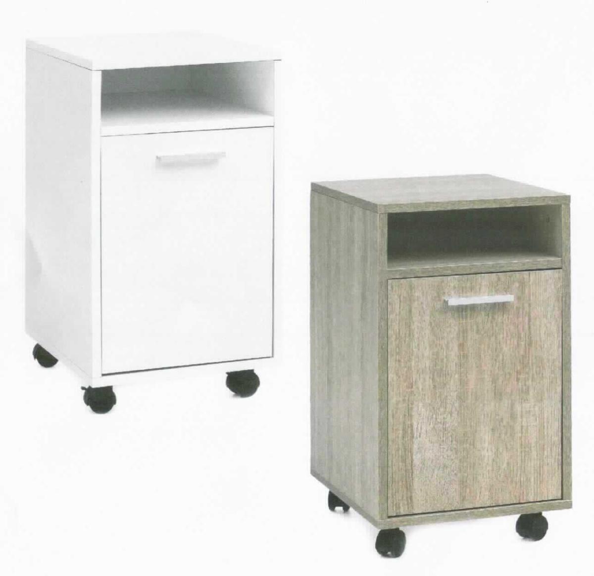 Bei dem sog. "Wohnling Rollcontainer, Art. WL5.928, WL5.929" handelt es sich um ein ca. 33 x 60 x 38 cm (= B x H x T) großes Holzmöbel, das im Wesentlichen aus einem rechteckigen Korpus besteht. Der Container ist mit einer inneren Ablagefläche, Schublade und Rollen ausgestattet.

Das Erzeugnis dient der Ausstattung von Büros und wird zu diesem Zweck auf den Boden gestellt. 

Das Möbel ist noch nicht zusammengesetzt verpackt.

Die Ware ist als "anderes als von den Positionen 9401 und 9402 erfasstes Möbel, Holzmöbel von der in Büros verwendeten Art mit einer Höhe von weniger als 80 cm, kein Schreibtisch" einzureihen.