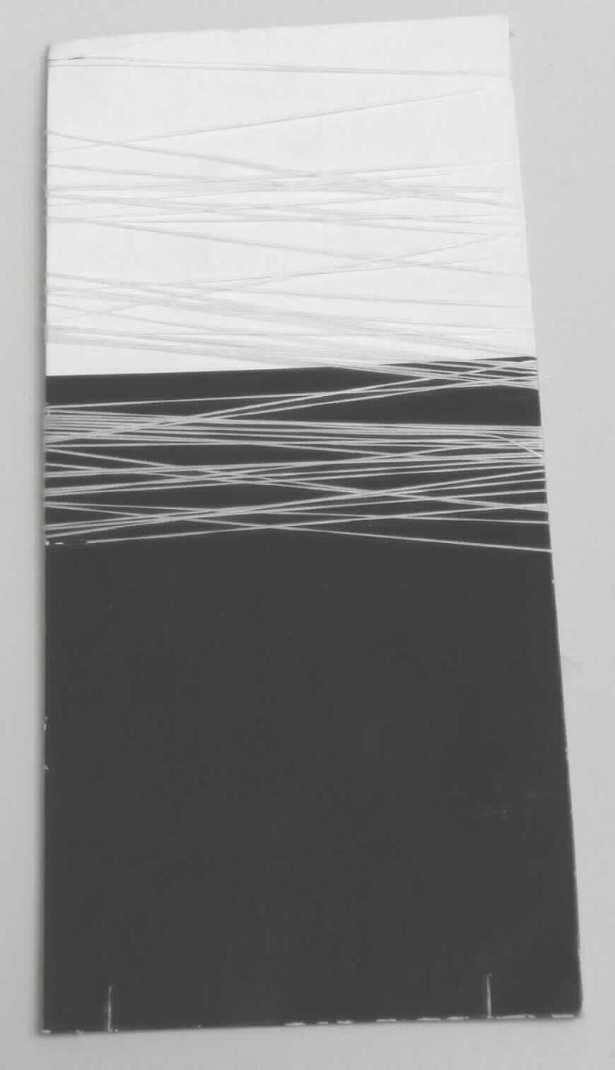 Streifen, sog. PTFE-Nähzwirn TYP 50/3, Foto siehe Anlage,
- laut Antrag als Meterware auf Spulen, 
- laut Untersuchungsergebnis:
-- aus synthetischer Spinnmasse (weder Polypropylen noch Polyimid),
-- mit einer Streifenbreite von unter 1 mm,
-- gezwirnt.

"Streifen aus synthetischer Spinnmasse, mit einer augenscheinlichen Breite von weniger als 5 mm, andere als
  in den Taric-Codes 5404 9010 00 und 5404 9090 20 genannte"