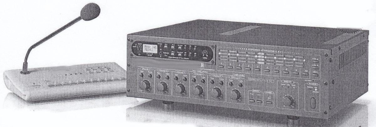 Mikrofon-Sprechstelle; RM-1000 (VLM-210 A)
- aus einem Kondensatormikrofon in Nierencharakteristik mit Schwanenhals in einem Tischgehäuse
  mit Anschlüssen und Bedienelementen (Abbildung s. Anlage),
- zur Umwandlung von Schallwellen in elektrische Signale - kennzeichnende Haupttätigkeit - und
  zum Schalten von sog. ELA-Anlagen und daran angeschlossenen Lautsprechern.

"Mikrofon (Kombination aus Mikrofon - kennzeichnende Haupttätigkeit - und Schaltfeld) - Sprechstelle"