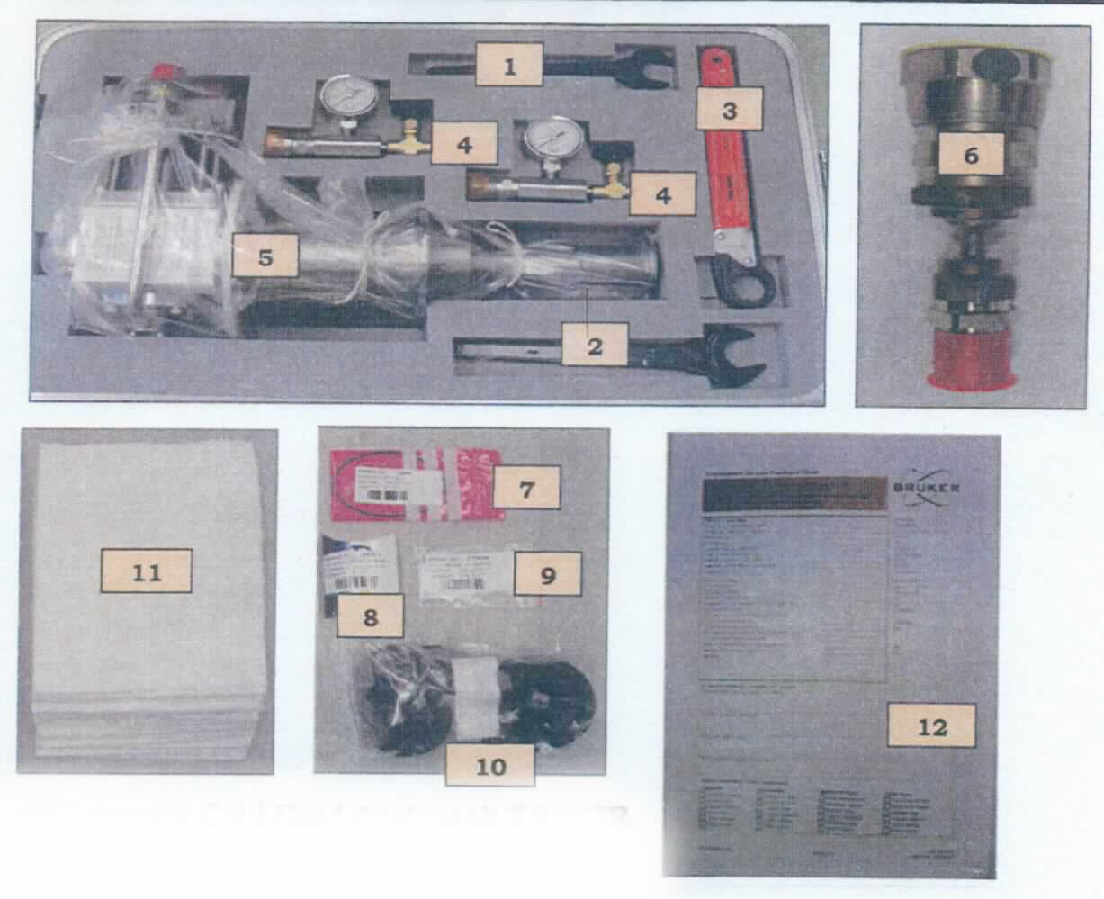 Sog. Cryo Service Koffer klein Z49314 (Abbildung siehe Anlage)
- mit einem Kaltkopf aus Coldhead-Zylinder mit Expansionsventil, integriertem,
  geschlossenen Helium-Kältekreislauf, Anschlüssen zur Gasversorgung sowie
  zwei Gabelschlüsseln unterschiedlicher Größe und einem Ratschenschlüssel,
- als Austauschkomponente eines Kühlsystems,
- als Kälteerzeugungapparat zur automatisierten Kühlung von Laborproben auf
  eine definierte Temperatur,
- in einem Servicekoffer mit sog. Aeroquip, Dichtring, Gehörschutzpropfen, Kleb-
  stoff, Wischtuch, Schutzkappe, Cryo-Service-Pumpen-Element und Serviceblatt
  (Beipack).
Der Kälteerzeugungsapparat bestimmt den Charakter des Ganzen.

"Anderer Apparat zur Kälteerzeugung, keine Wärmepumpe, mit Montagewerkzeug (Warenzusammenstellung in Aufmachung für den Einzelverkauf aus Kaltkopf -charakterbestimmend- und Beipack) - sog. Cryo Service Koffer"