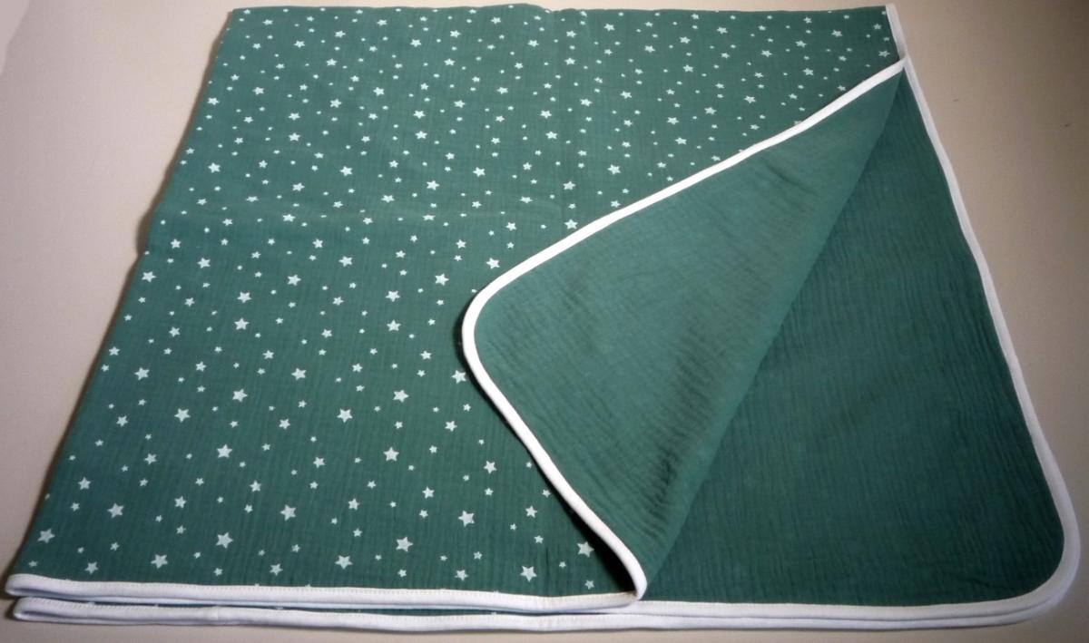 Decke, sog. Schmusedecke, Art. 9092073, Foto siehe Anlage,
- in einem Polybeutel verpackt,
- annähernd quadratisch, mit abgerundeten Ecken; in den Abmessungen von ca. 125 cm x 125 cm,
- doppellagig gearbeitet; mit einer Schauseite aus ca. 0,5 mm dicken, bedruckten Geweben und einer
  Unterseite aus ca. 0,5 mm dicken, einfarbigen Geweben (beide Gewebe laut Antrag aus 100 %
  Baumwolle),
- mit einer kontrastfarbenen Randeinfassung aus Gewirken versehen,
- durch Zusammenfügen konfektioniert,
- ohne elektrische Heizvorrichtung,
- ohne Hinweise auf Handarbeit.

"Decke, aus Spinnstoffen, ohne elektrische Heizvorrichtung, aus Baumwolle, aus Geweben, nicht handgearbeitet"