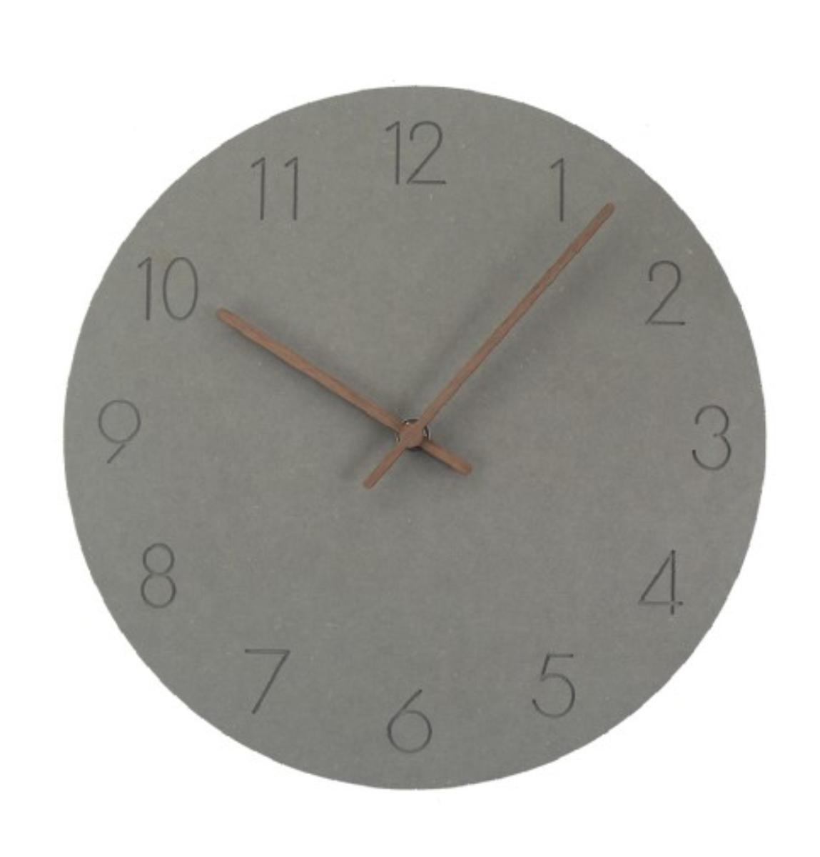 Bei der sog. „Wanduhr aus Holz“ handelt es sich um eine elektrisch betriebene Wanduhr mit einem ca. 300 x 5 mm (Durchmesser x Dicke) großen Ziffernblatt aus Holz (MDF) mit Stunden- und Minutenzeiger (ebenfalls aus Holz), an dessen Rückseite ein Kunststofffach zur Aufnahme des Uhrwerks und der Batterie angebracht ist. Das Uhrwerk besitzt die Abmaße 34 x 53 x 8 mm (Breite x Länge x Dicke) und stellt sich damit nicht als Kleinuhr-Werk dar.

Die Uhr ist mit einer Bedienungsanleitung und einer Batterie in einem Pappkarton verpackt.

Die Ware ist als „andere als von den Positionen 9101 bis 9104 erfasste Uhr, Wanduhr, elektrisch betrieben“ einzureihen.
