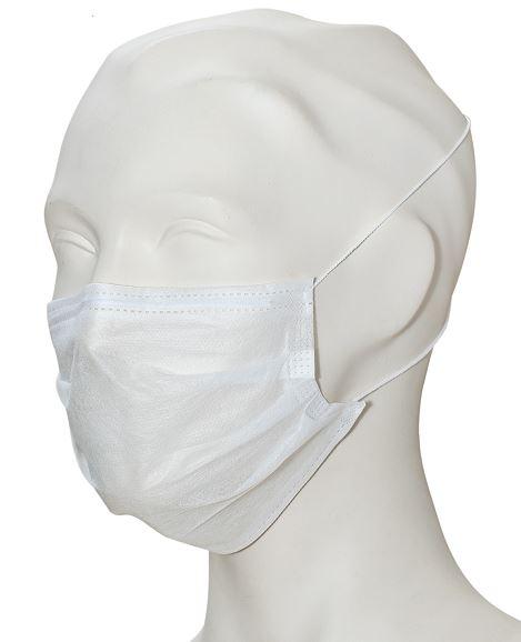 Gesichtsschutzmaske, sog. Mund-Nasen-Maske, Foto siehe Anlage,
- in rechteckiger Form, in den Abmessungen (L x B) von ca. 17,5 cm x 9,5 cm,
- zweilagig gearbeitet; mit zwei Lagen aus Vliesstoffen der Position 5603 aus laut Antrag Polypropylen   
  (synthetische Chemiefasern),
- in Falten gelegt und an den Rändern thermisch verfestigt,
- im Nasenbereich zur Unterstützung der optimalen Anpassung mit einem eingearbeiteten Streifen   
  aus augenscheinlich Kunststoff ausgestattet, in dem ein Draht aus augenscheinlich unedlem Metall   
  eingelassen ist,
- an den Schmalseiten mit elastischen Schlaufen zur Befestigung am Kopf ausgestattet,
- u. a. durch Zusammenfügen konfektioniert.
- laut Antrag keiner Norm entsprechend.

"Andere konfektionierte Ware (Gesichtsschutzmaske), aus Spinnstoffen, aus Vliesstoffen, andere als
 in den Unterpositionen 6307 9093 11 und 6307 9095 19 genannte"