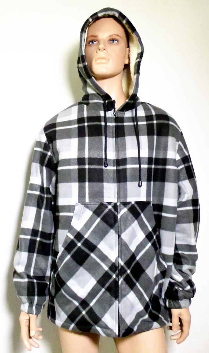 Kurzmantelähnliches Kleidungsstück, sog. Thermojacke mit Kapuze, Art. 9097266, Größe XL, Foto siehe
Anlage,
- aus ca. 1,1 mm dicken (nicht leichten), bedruckten, einseitig (Außenseite) gerauten Gewirken aus laut
  Antrag 100 % Polyester (synthetische Chemiefasern),
- mit Ausnahme der Ärmel mit einem Plüschgewirke (Schaffellimitat), im Bereich der Ärmel wattiert
  versteppt gefüttert, 
- über den Schritt, aber nicht bis zur Mitte der Oberschenkel reichend (Rückenlänge: ca. 83 cm), somit
  kein Mantel,
- mit einer Kapuze mit Tunnelzug,
- vorn mit einer durchgehenden Öffnung mit Reißverschluss,
- ohne Hinweise auf den Trägerkreis (unisex),
- mit langen Ärmeln, an den Ärmelenden elastisch verengt,
- mit zwei aufgesetzten, offenen Taschen unterhalb der Taille,
- am unteren Rand gesäumt,
- wird im Allgemeinen über jeder anderen Kleidung und zum Schutz gegen das Wetter getragen, somit
  keine Jacke oder Strickjacke.

"Mantel (Kurzmantelähnliche Ware), aus Gewirken, für Frauen, aus Chemiefasern"