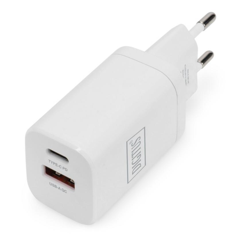 Elektrischer Stromrichter, sog. "USB Ladegerät", in Form eines Steckernetzteils, mit zwei USB-Anschlüssen (1x USB-C, 1x USB-A), mit Überspannungs-, Kurzschluss-, Hitze-, Überlast- und Überstromschutz, zum Umwandeln einer Eingangswechselspannung von 100 - 240 VAC in eine Ausgangsgleichspannung von 5 - 20 VDC, max. 3 A, zur Verwendung als universelles Ladegerät für kompatible Geräte,
gemeinsam mit einer nicht charakterbestimmenden Bedienungsanleitung verpackt.

Die Ware ist als "Elektrischer Stromrichter, kein Akkumulatorenladegerät, Gleichrichter, nicht für zivile Luftfahrzeuge" einzureihen.