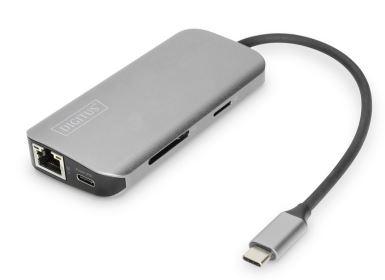 Signalumsetzer, sog. USB-C Universal Docking Station, in Form einer kombinierten Maschine aus Signalumsetzer (Haupttätigkeit) und Speichereinheit. Das Gerät besteht im Wesentlichen aus einer mit aktiven und passiven Bauelementen bestückten, gedruckten Schaltung in einem 105 x 50 x16 mm großen  Aluminiumgehäuse mit einer RJ45-, drei USB- und zwei HDMI-Schnittstellen sowie zwei Speicherkartenslots und einem fest angeschlossenen, 20 cm langen Kabel mit USB-C-Stecker. Das Erzeugnis dient hauptsächlich dem gleichzeitigen Anschließen von Eingabe- und Ausgabeeinheiten einer automatischen Datenverarbeitungsmaschine über die USB-Schnittstelle sowie als Speicherkartenlese- bzw. -schreibgerät. Es ist von der hauptsächlich in automatischen Datenverarbeitungssystemen verwendeten Art, an die Zentraleinheit anschließbar und in der Lage, Daten in einer vom System verwendbaren Form zu empfangen und zu liefern.

Die Ware wird als "Einheit für automatische Datenverarbeitungsmaschinen, andere als von den Unterpositionen (HS) 8471 50 bis 8471 70 erfasst" eingereiht.

Anlage: 1 Abbildung