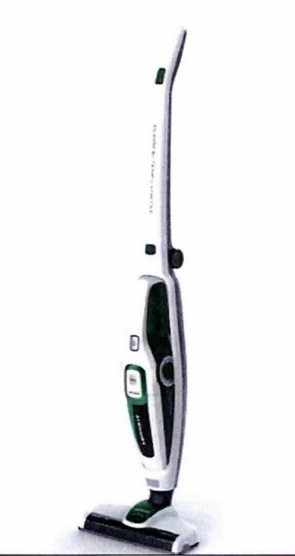 Akku-Kehrsauger King Clean, Art.Nr.: 11925,
- aus einem Stielelement mit Bodendüse mit rotierenden Borsten und LED-Frontlicht, Lithium-Ionen-Akkumulator 
  und Schmutzbehälter in einer abnehmbaren Einheit -Handsauger-  (Abbildung siehe Anlage),
- mit einer Motorleistung von weniger als 1500 Watt und einem Fassungsvermögen des Staubbehälters von 
  weniger als 20 l, 
- zum Aufsaugen von trockenem Schmutz,
- in einer gemeinsamen Verkaufsumschließung mit Deckendüse, 2in1 Bürstendüse, Ladestation und 
  Bedienungsanleitung (Beipack).
Der Akku-Kehrsauger bestimmt den Charakter der zusammengesetzten Ware und der Warenzusammenstellung.

"Staubsauger,  mit eingebautem Elektromotor, mit einer Leistung von weniger als 1500 Watt und mit einem Fassungsvermögen des Staubbehälters von weniger als 20 l (zusammengesetzte Ware aus Staubsauger -charakterbestimmend- und LED-Frontlicht, in Warenzusammenstellung in Aufmachung für den Einzelverkauf mit nicht charakterbestimmendem Beipack) - Akku-Kehrsauger"